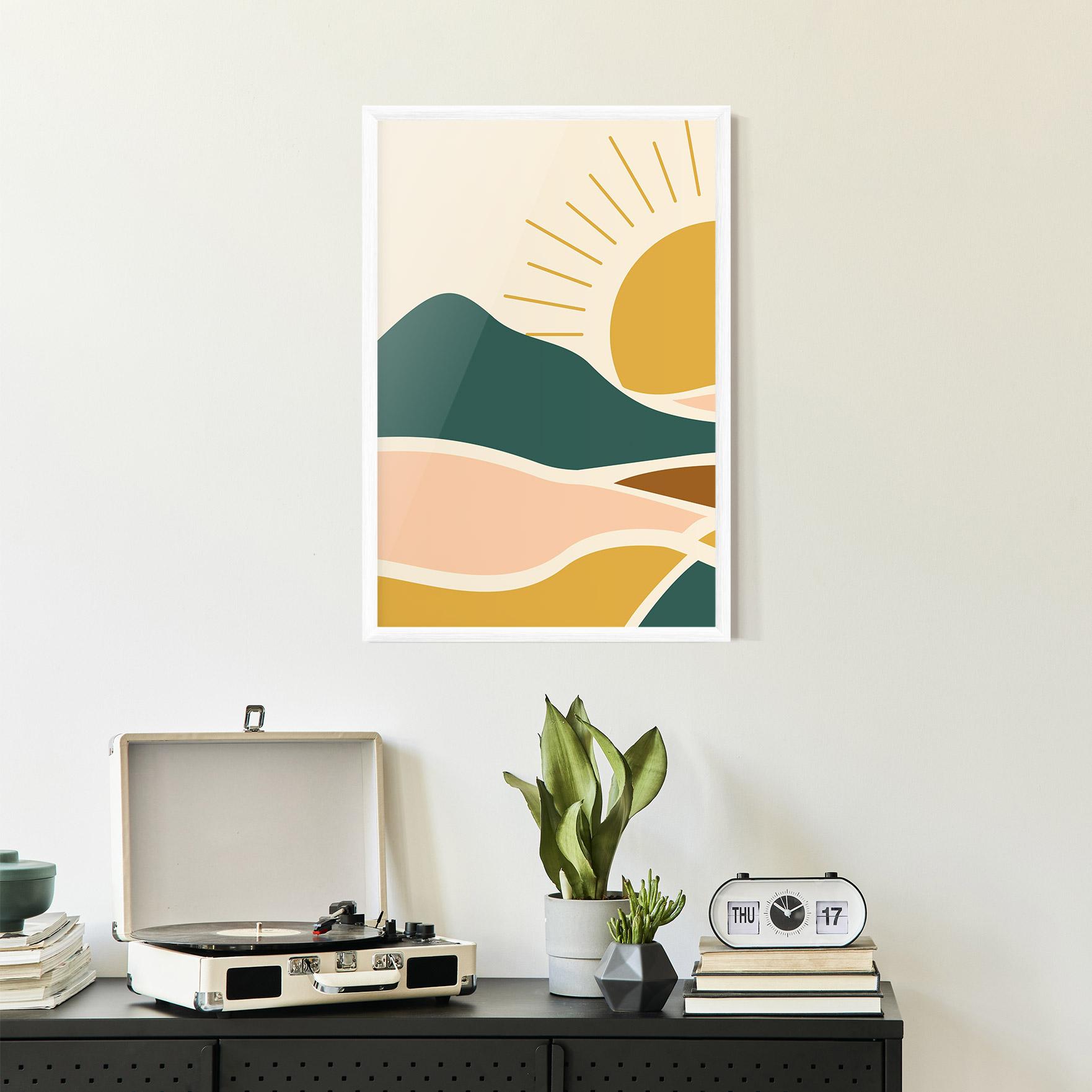 Keretezett Poszter Sunset Connection 01 mockup 2