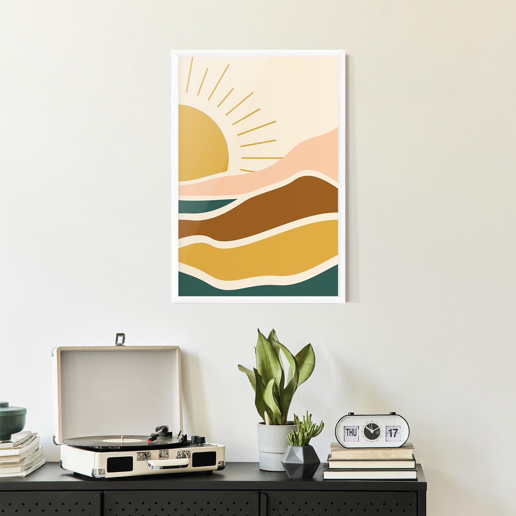 Keretezett Poszter Sunset Connection 02 mockup 2