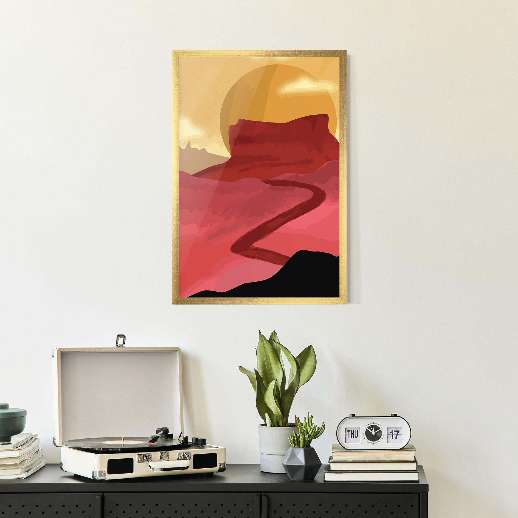 Keretezett Poszter Mars Dune mockup 2