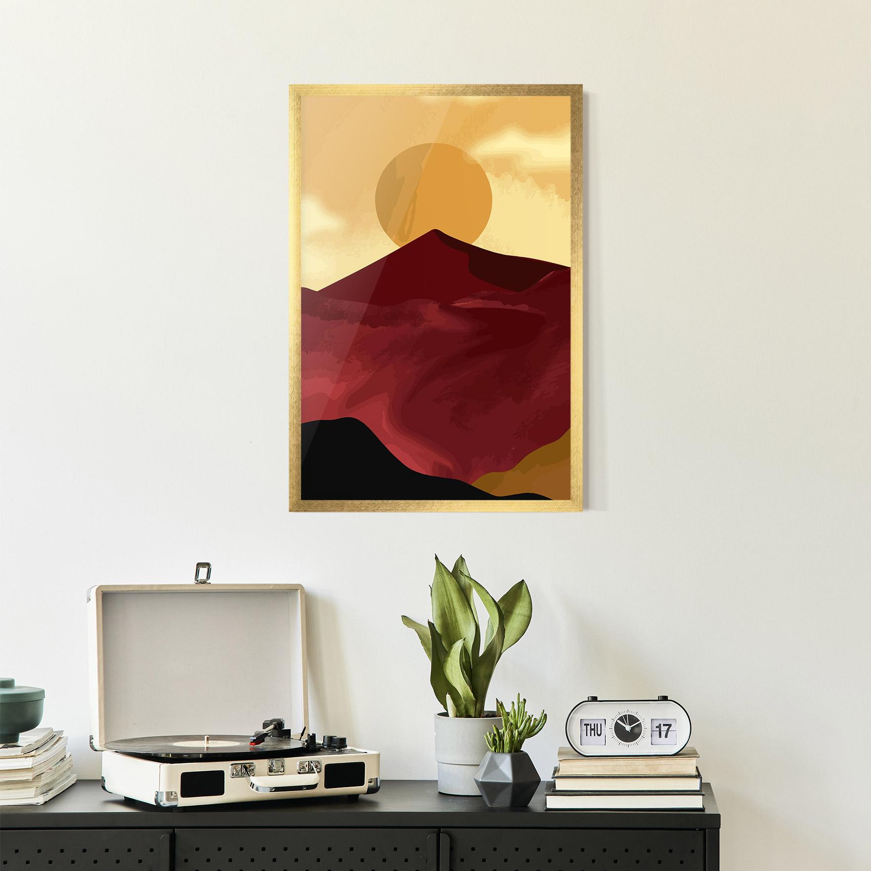 Keretezett Poszter Mars Dune1 mockup 2