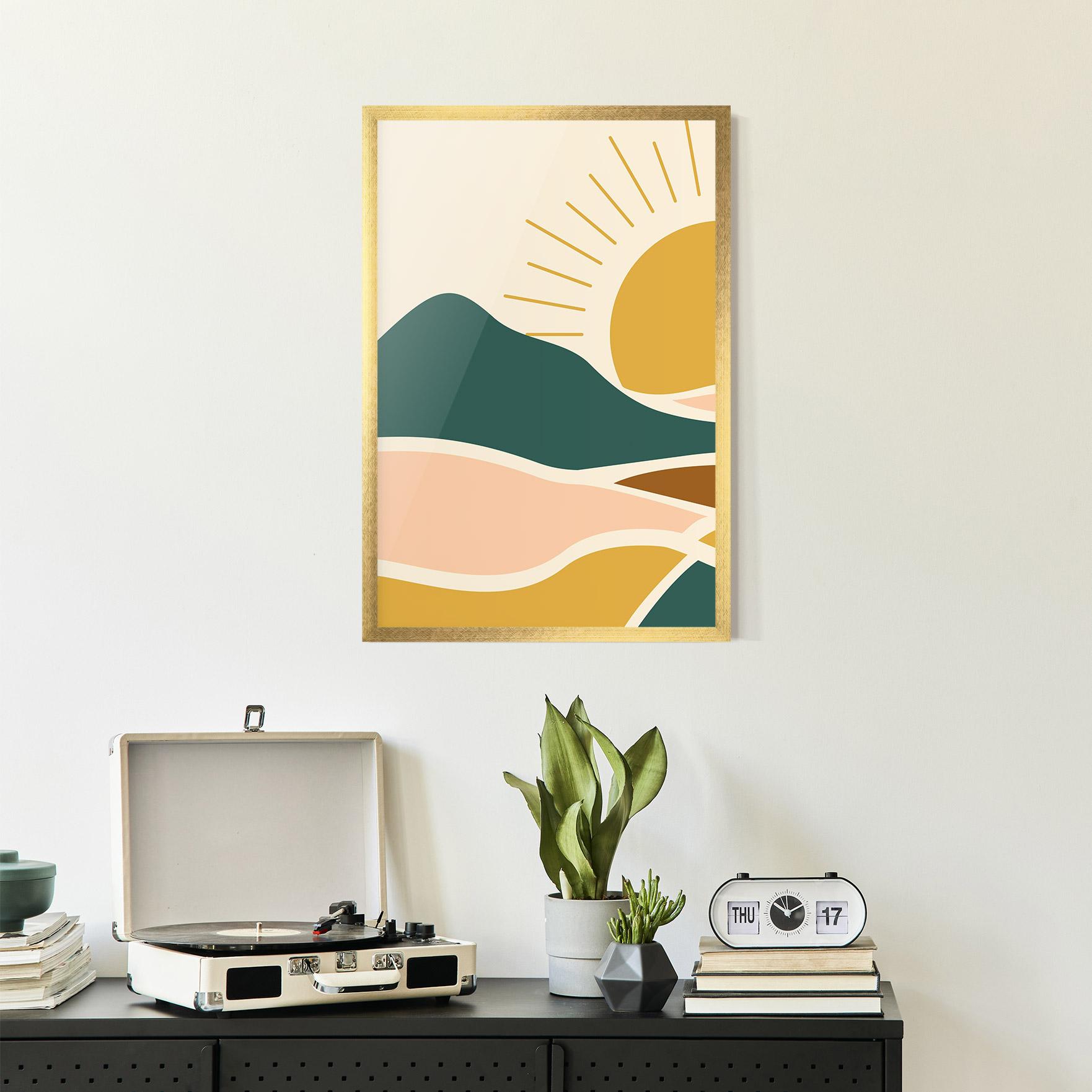 Keretezett Poszter Sunset Connection 01 mockup 2