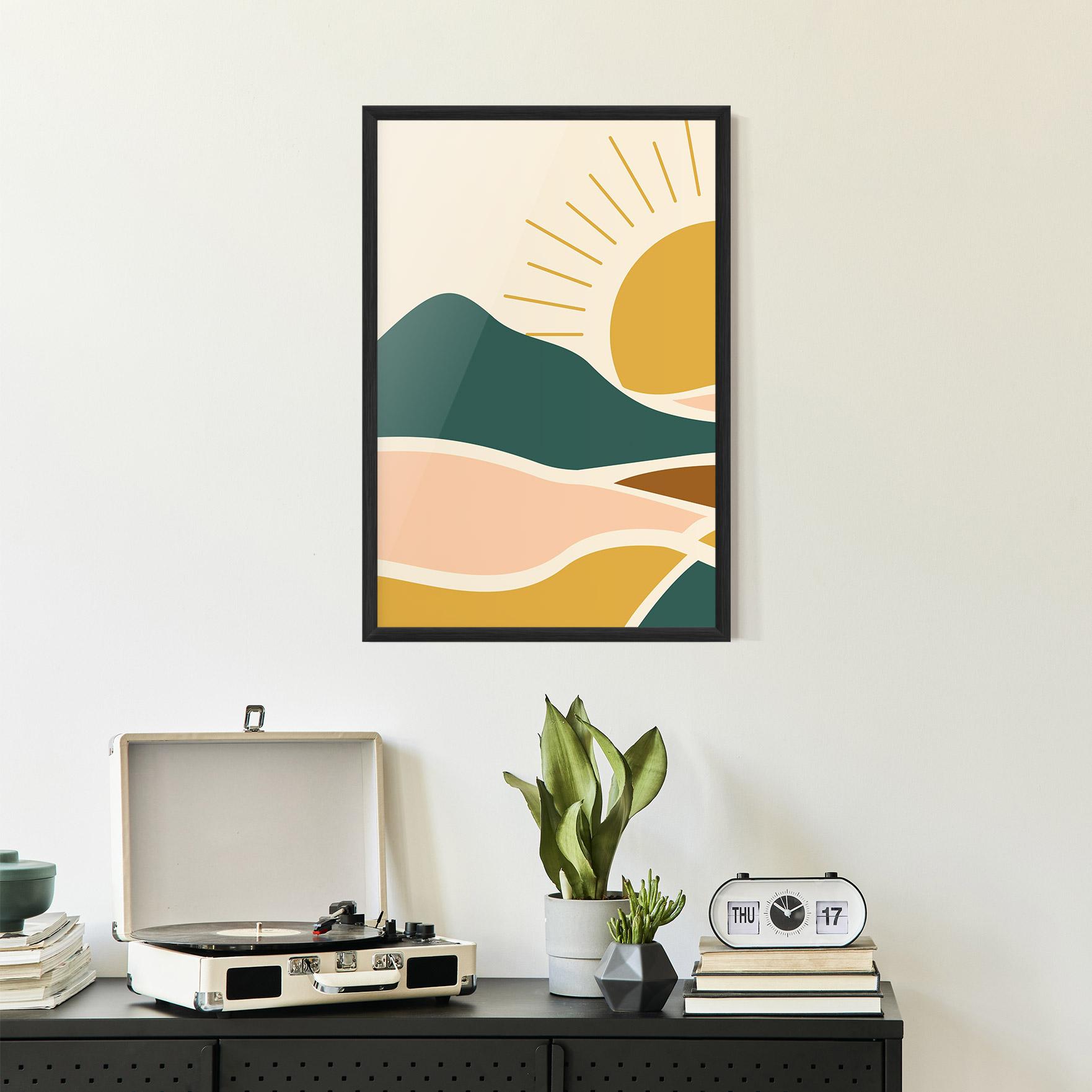 Keretezett Poszter Sunset Connection 01 mockup 2
