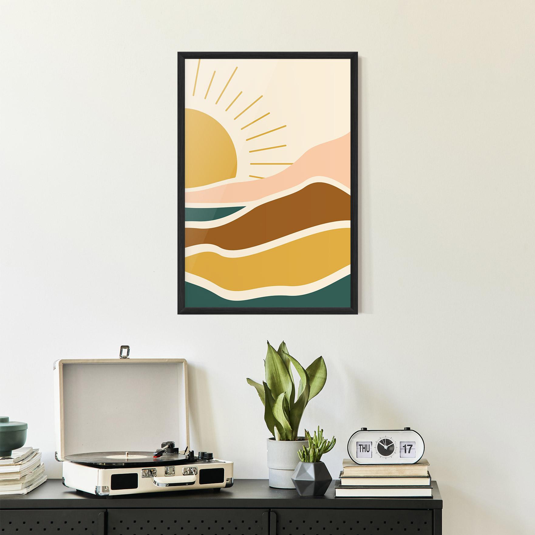 Keretezett Poszter Sunset Connection 02 mockup 2