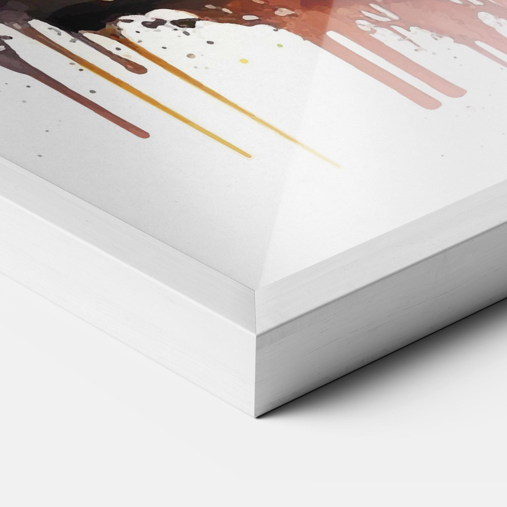 Keretezett Poszter Purple Sunset Art mockup 3