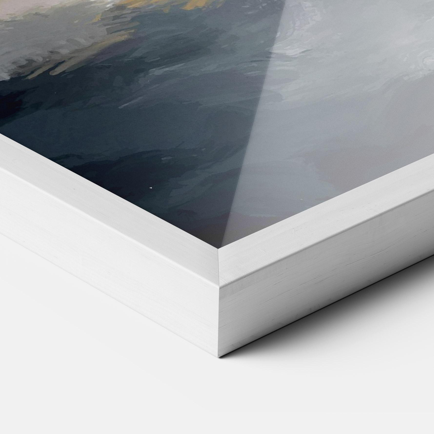 Keretezett Poszter Sunset Light Art mockup 3