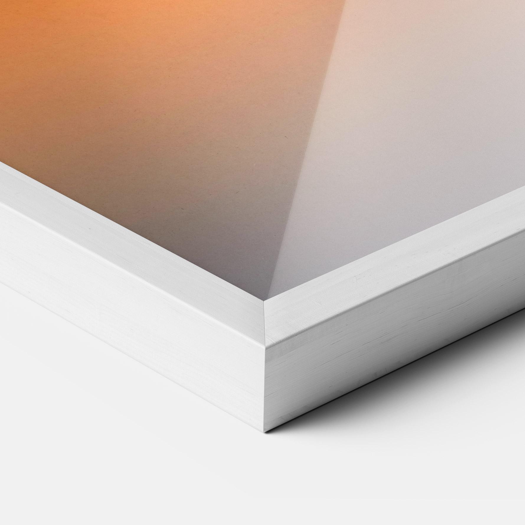 Keretezett Poszter Tree Sunset Lake mockup 3