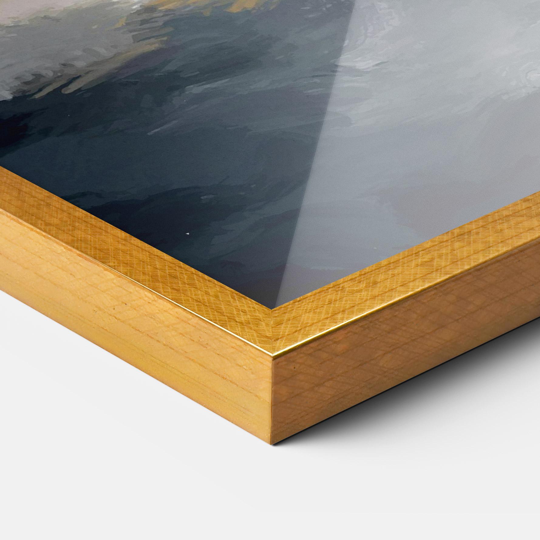 Keretezett Poszter Sunset Light Art mockup 3