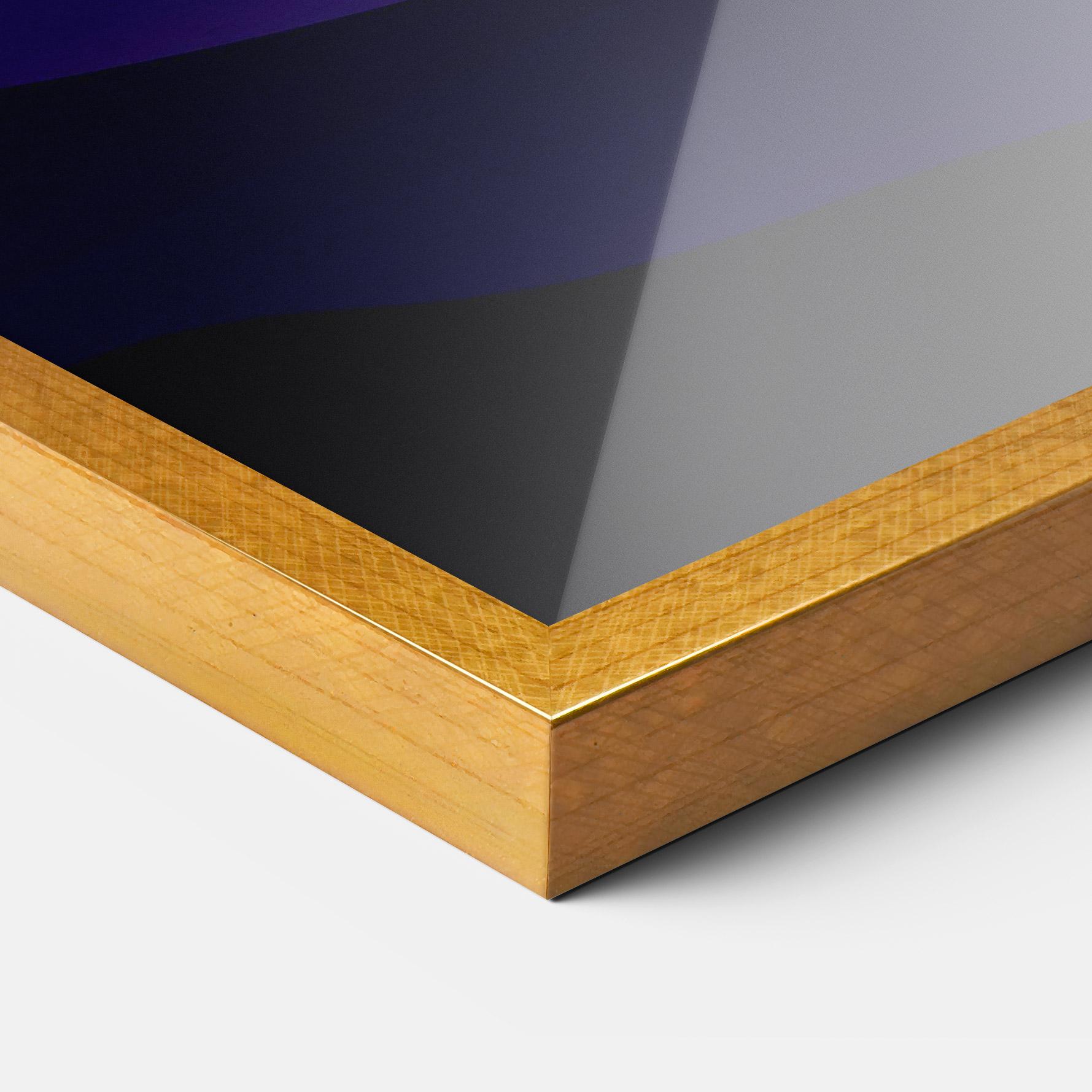 Keretezett Poszter Sunset Purple mockup 3