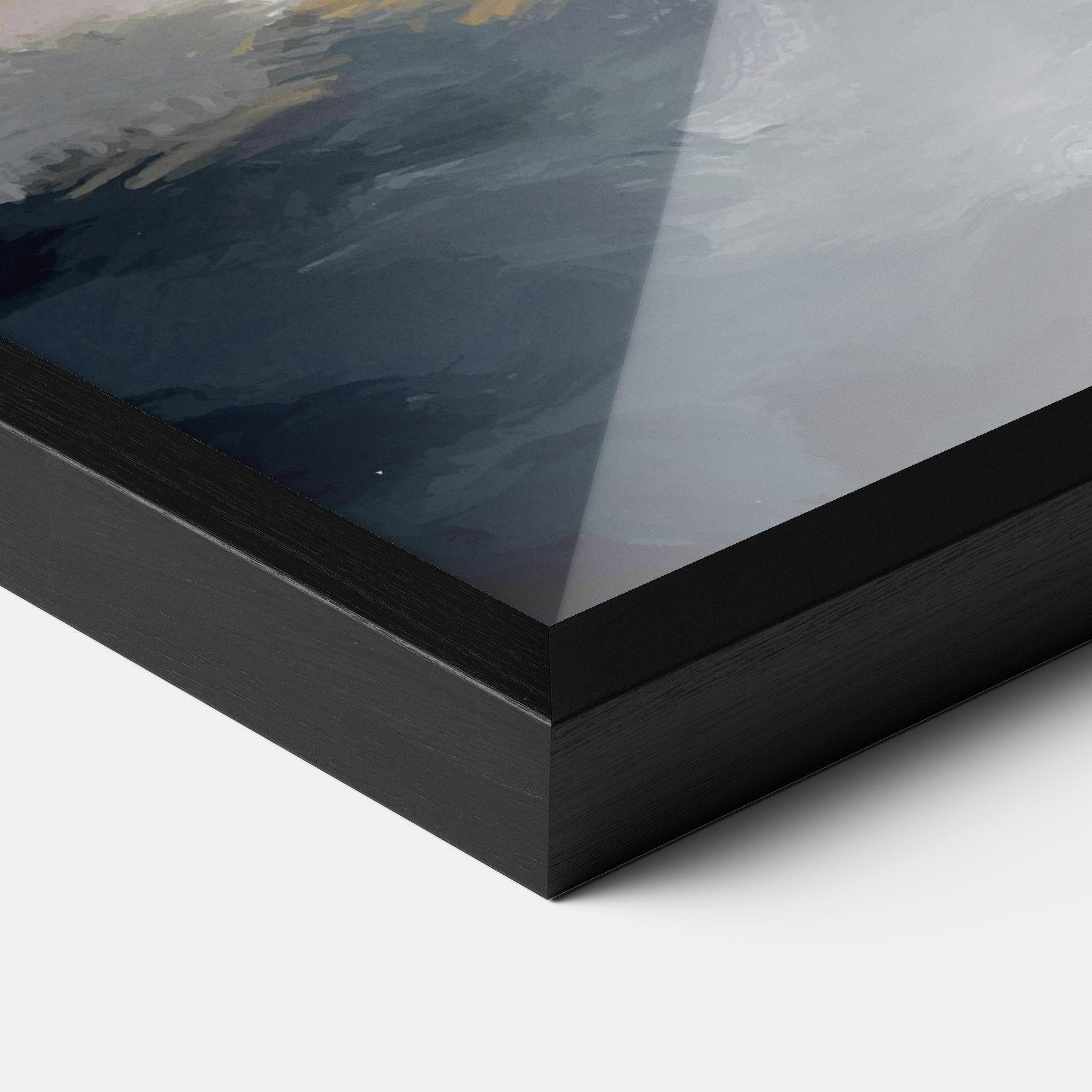 Keretezett Poszter Sunset Light Art mockup 3