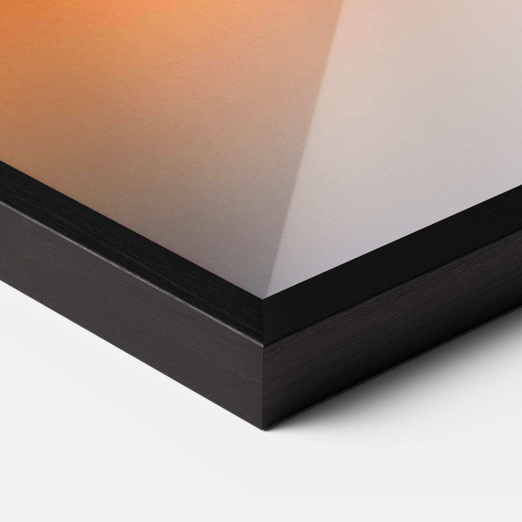 Keretezett Poszter Tree Sunset Lake mockup 3