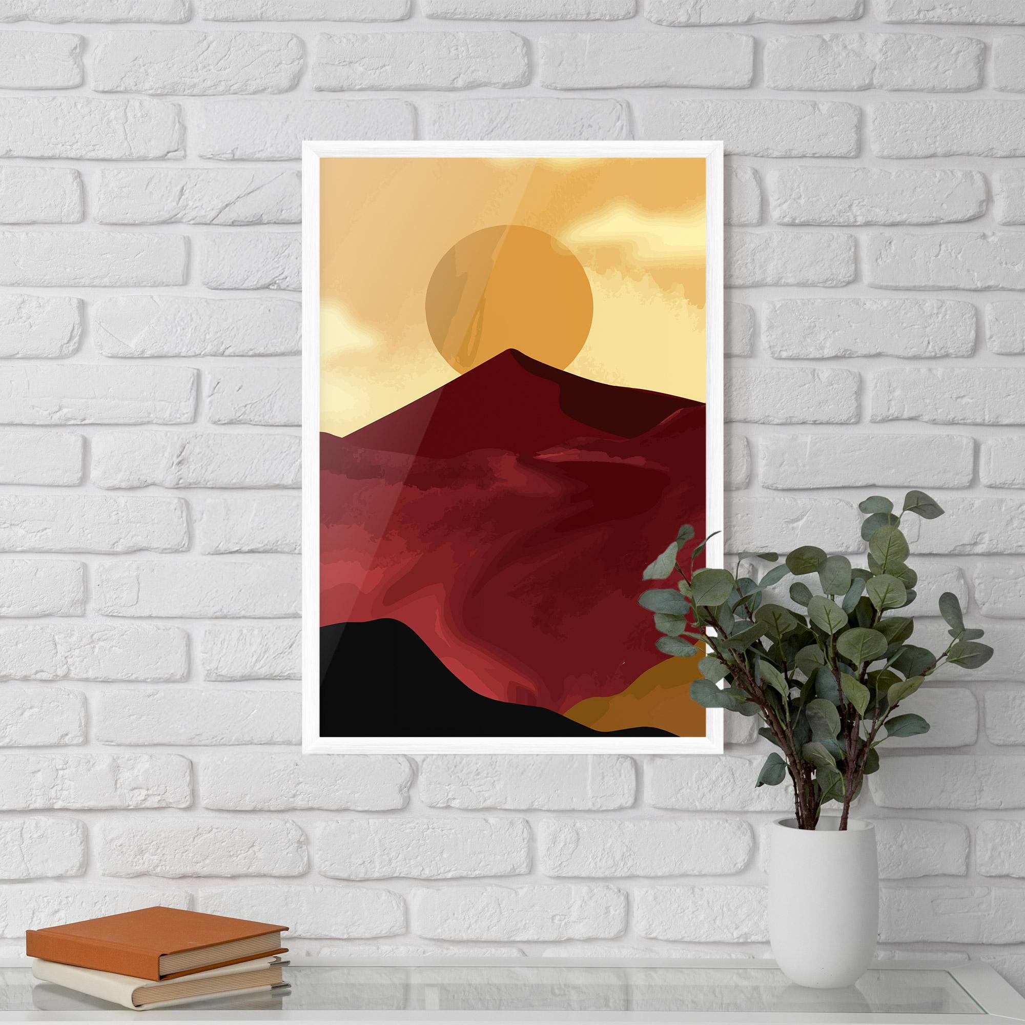 Keretezett Poszter Mars Dune1 mockup 5