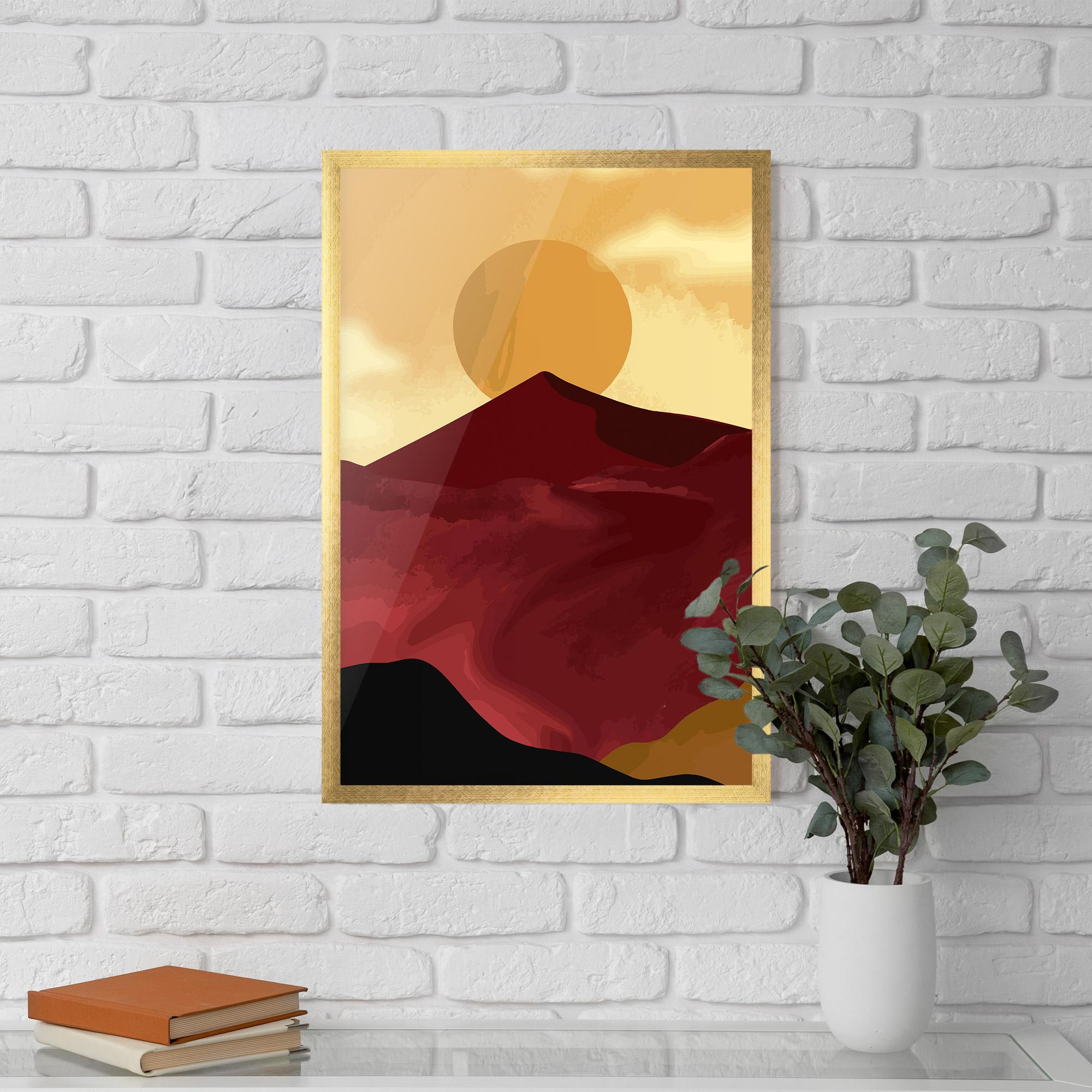 Keretezett Poszter Mars Dune1 mockup 5