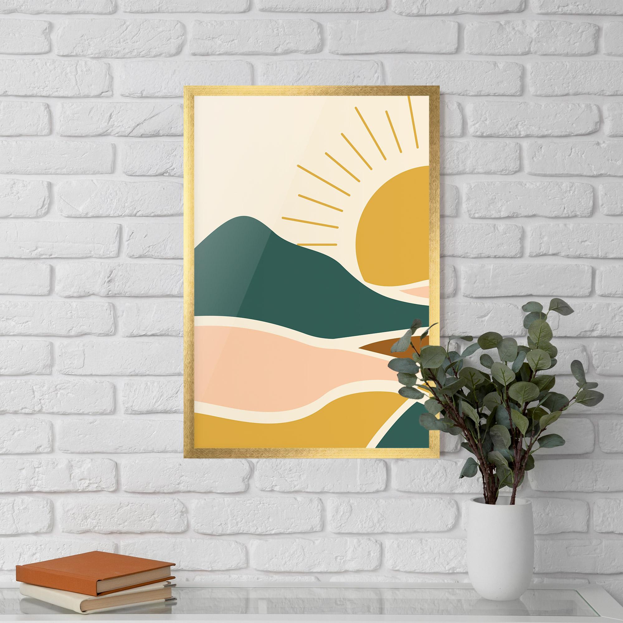 Keretezett Poszter Sunset Connection 01 mockup 5