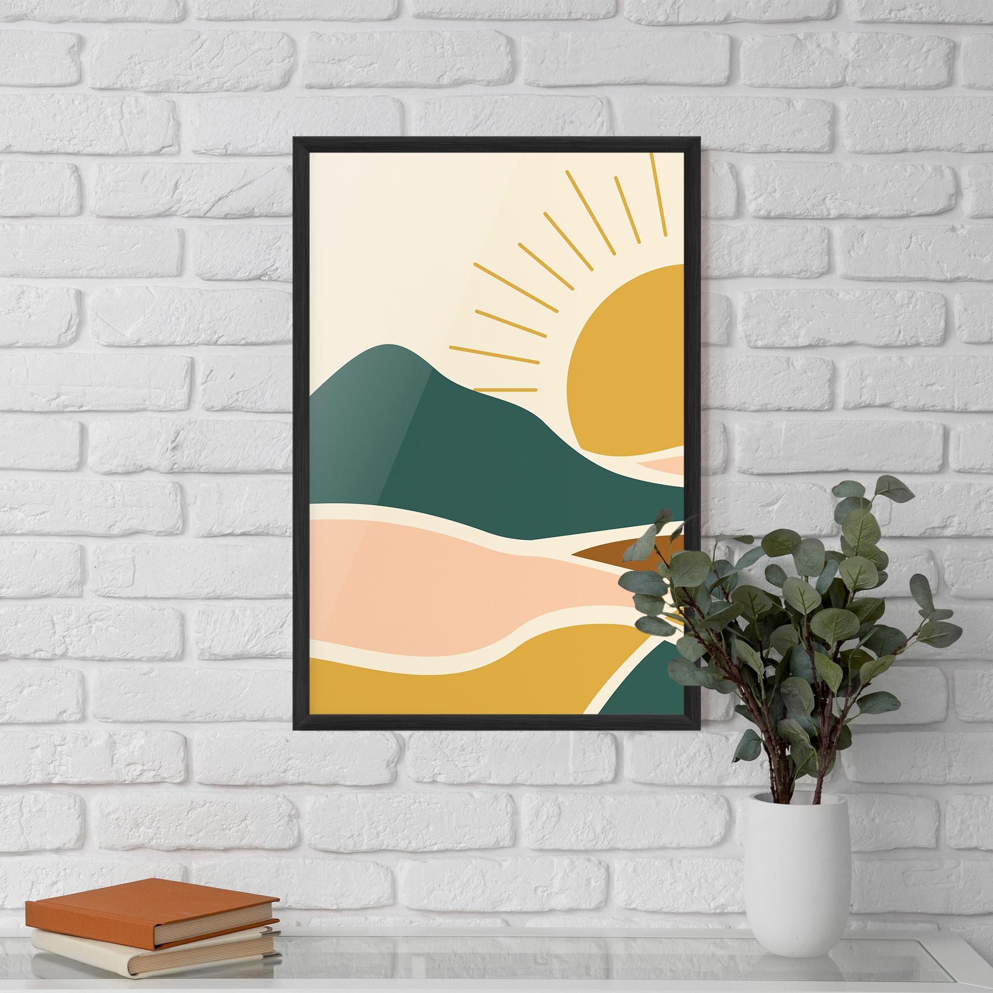 Keretezett Poszter Sunset Connection 01 mockup 5