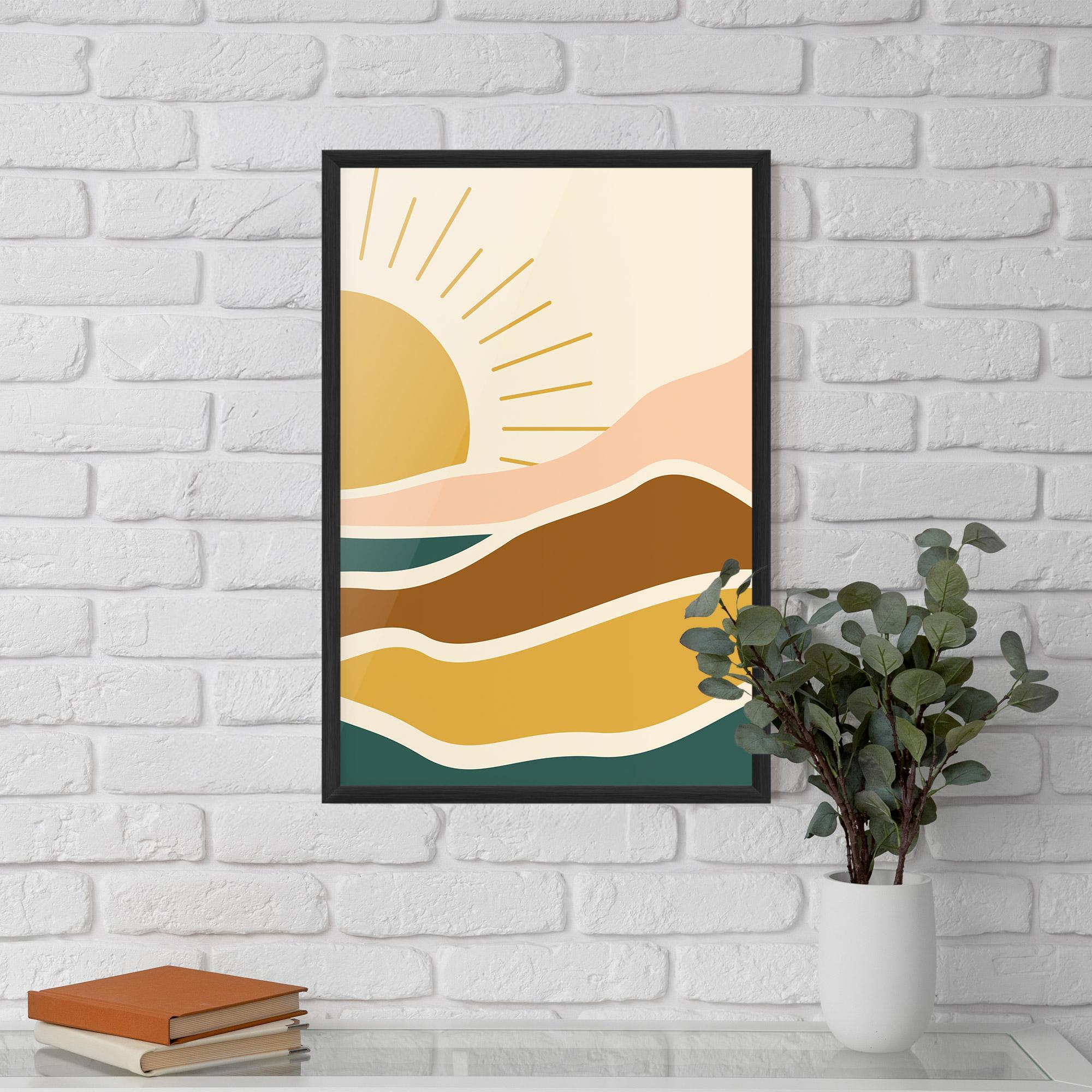 Keretezett Poszter Sunset Connection 02 mockup 5