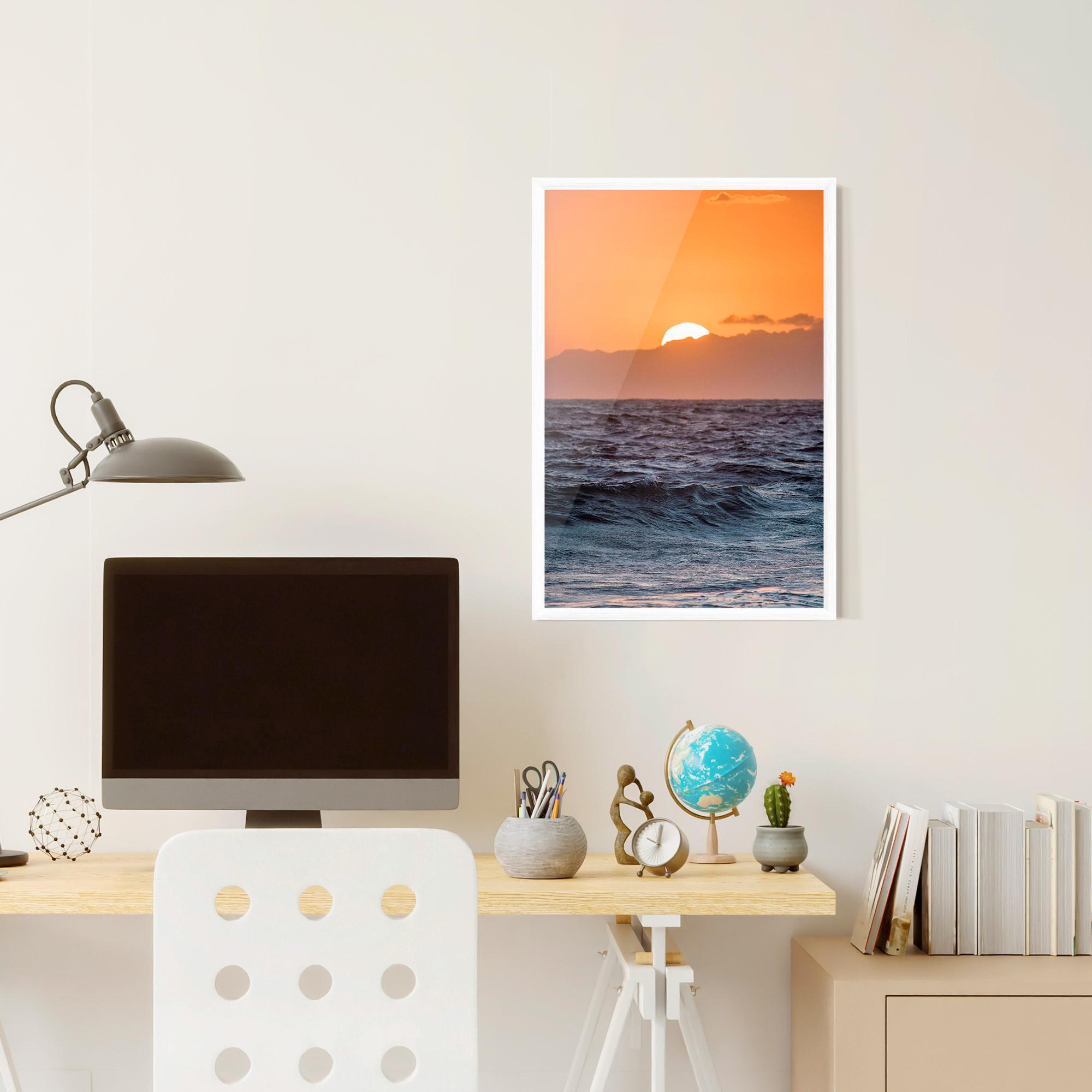 Keretezett Poszter Morning Waves mockup 6