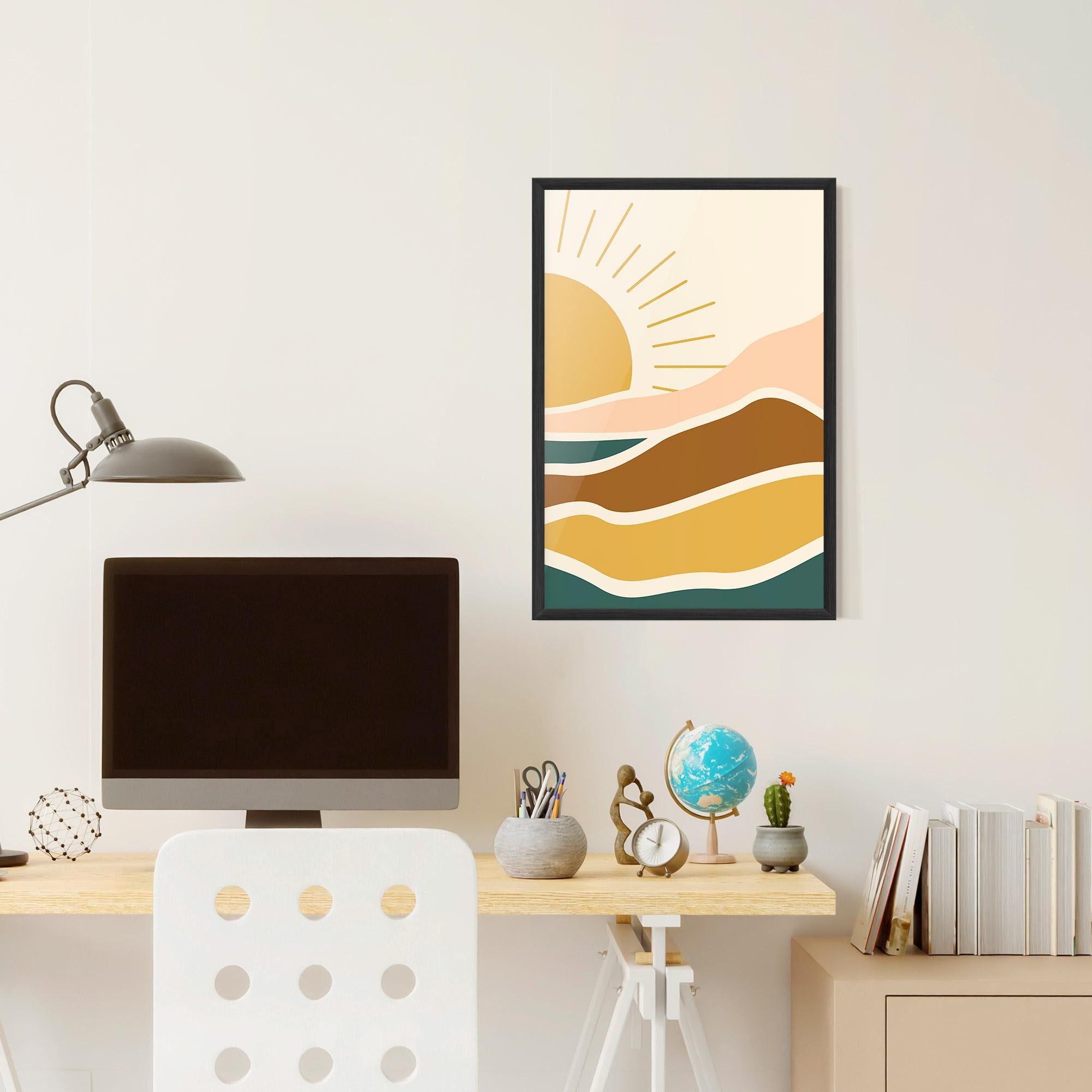 Keretezett Poszter Sunset Connection 02 mockup 6