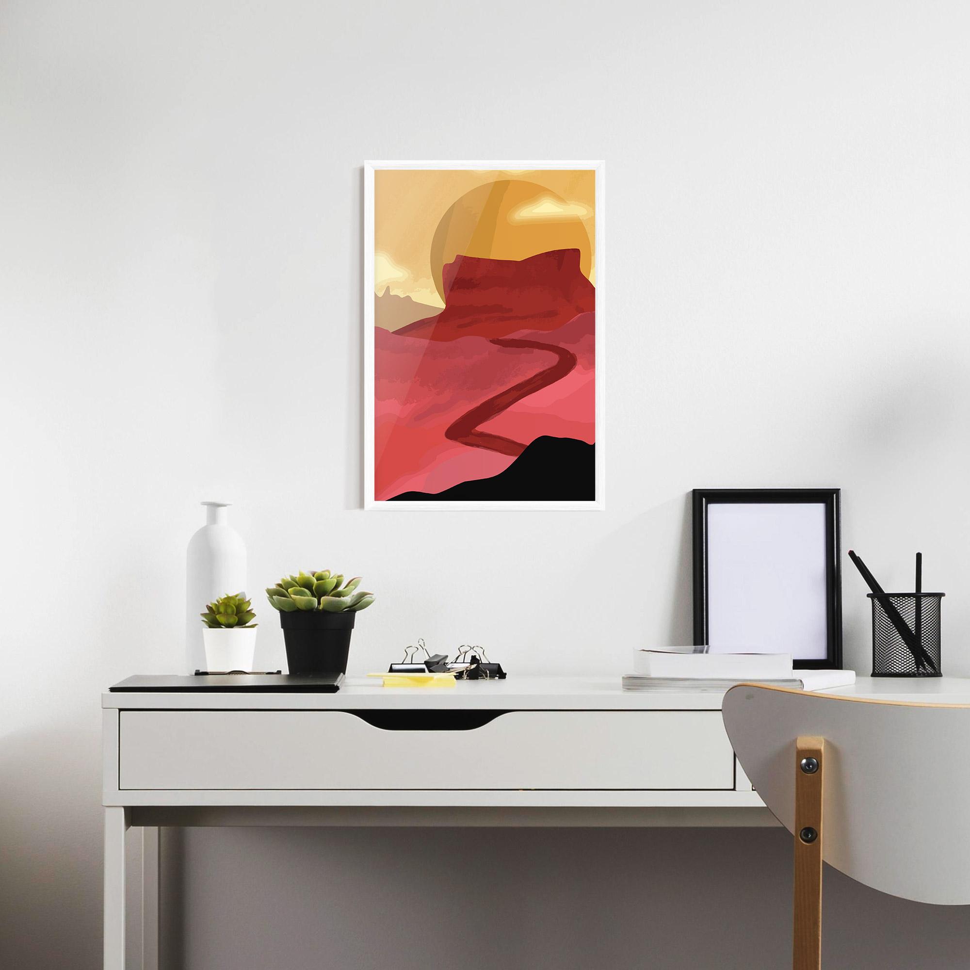 Keretezett Poszter Mars Dune mockup 7