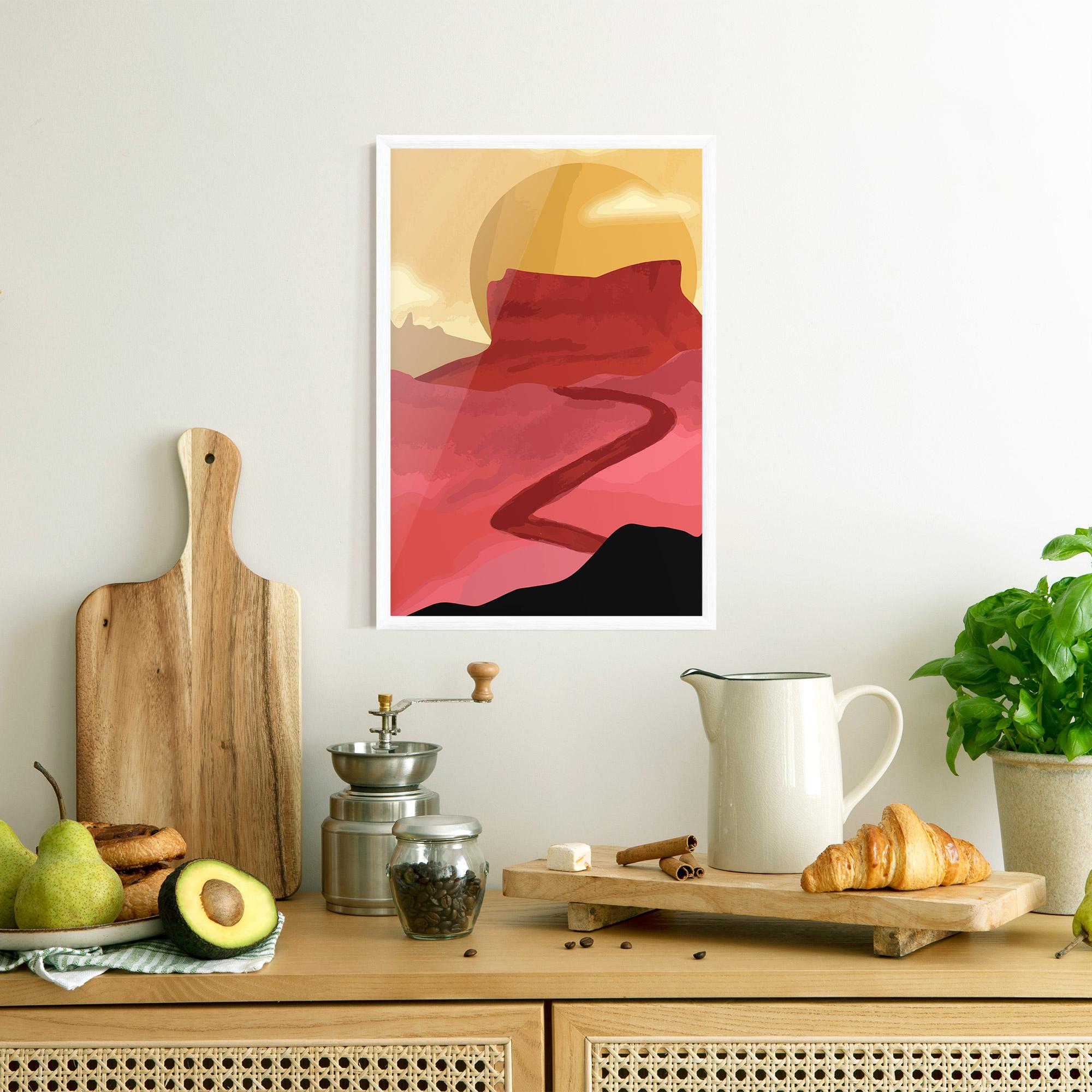 Keretezett Poszter Mars Dune mockup 8