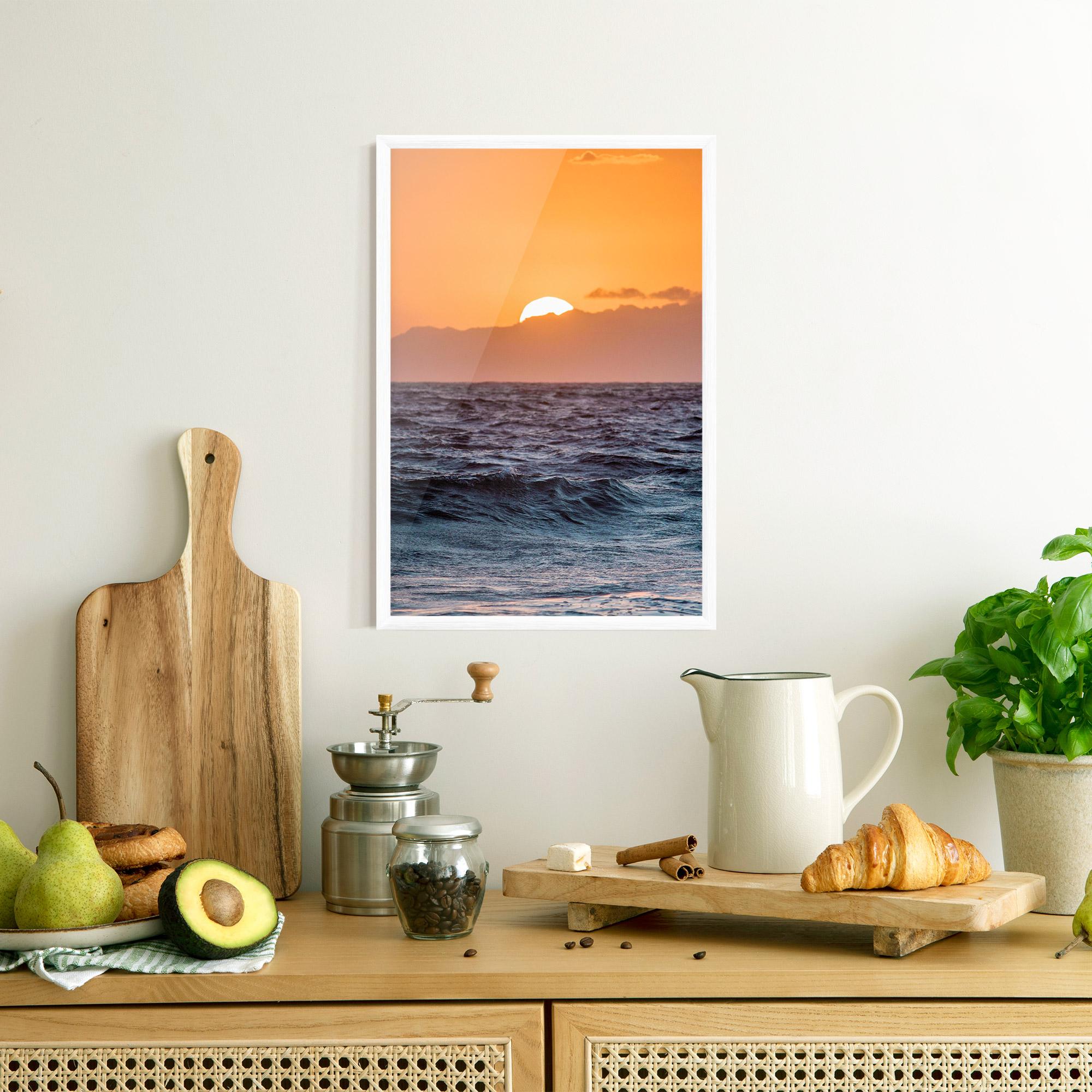 Keretezett Poszter Morning Waves mockup 8