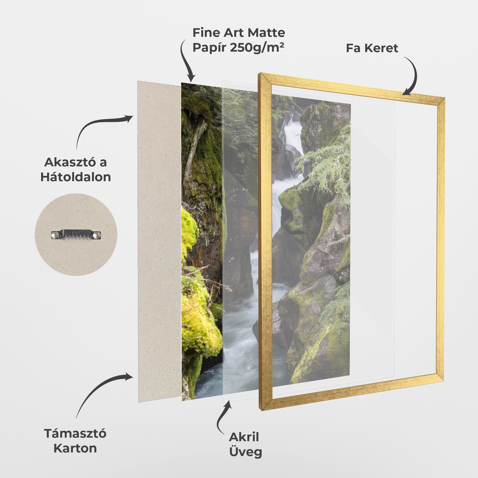 Water Falling Forest mockup 1