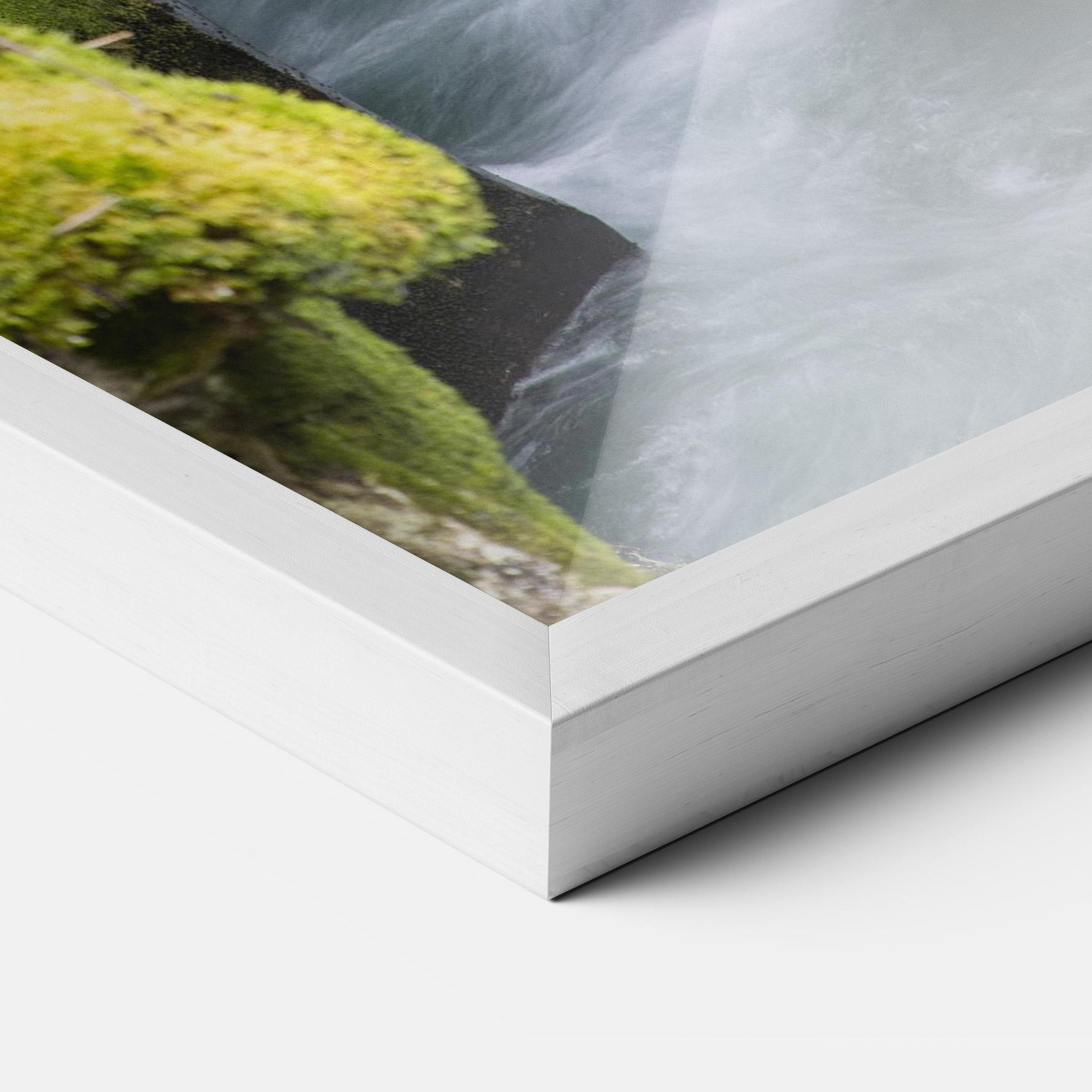 Keretezett Poszter Water Falling Forest mockup 3