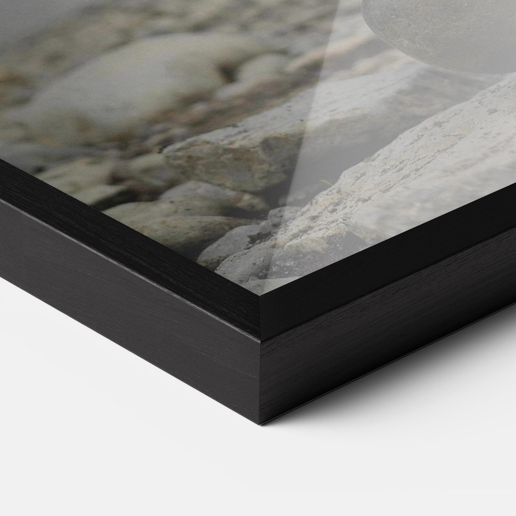 Keretezett Poszter Balanced Rocks Waterfall mockup 3