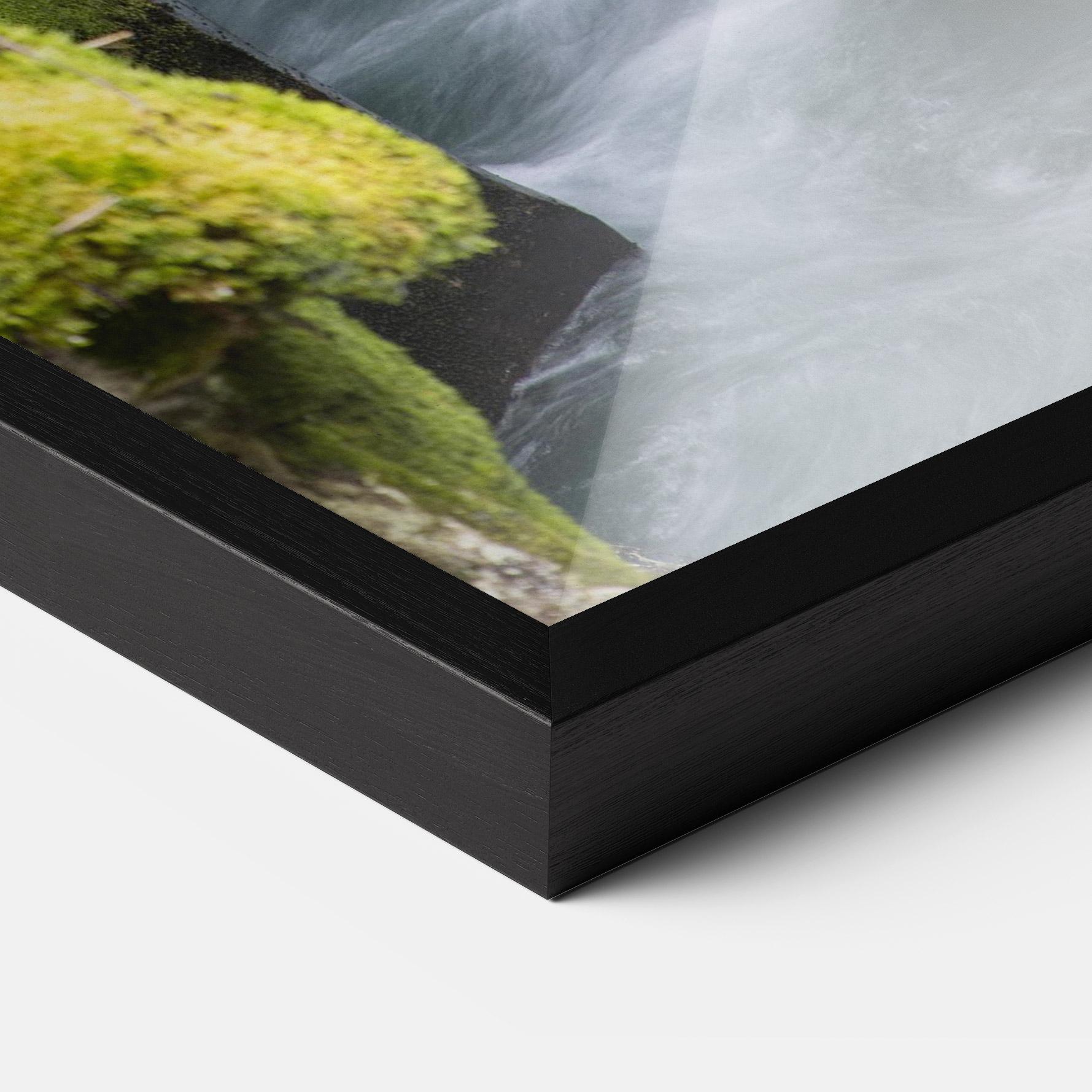 Keretezett Poszter Water Falling Forest mockup 3