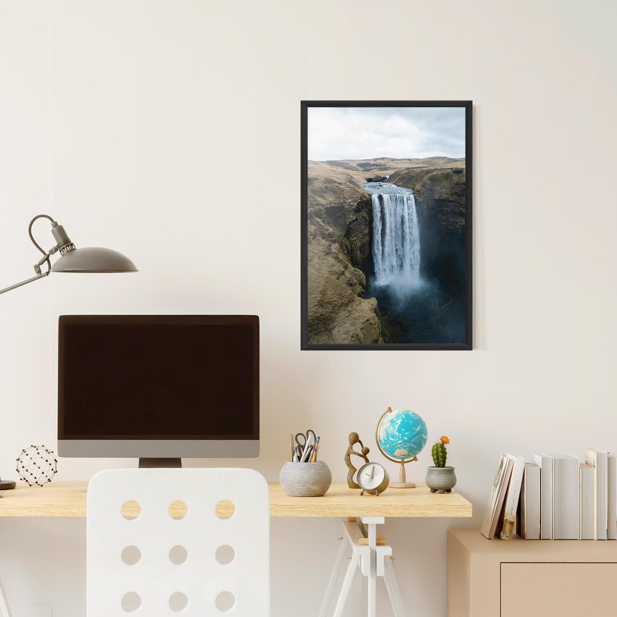 Keretezett Poszter Desert Vibe Waterfall mockup 6