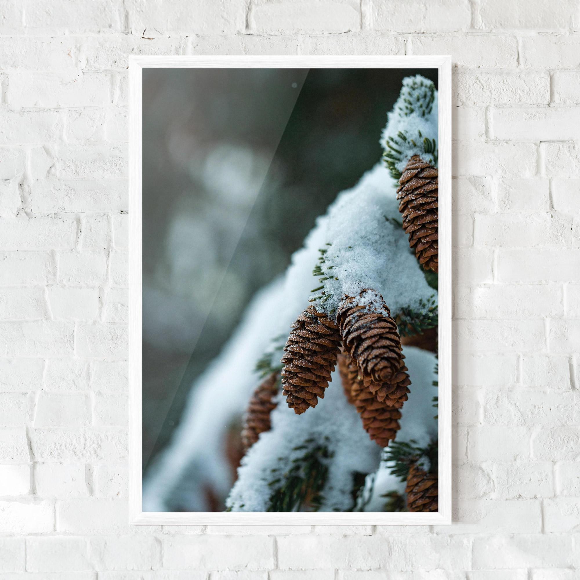 Keretezett Poszter Pretty Snow Cones mockup 0