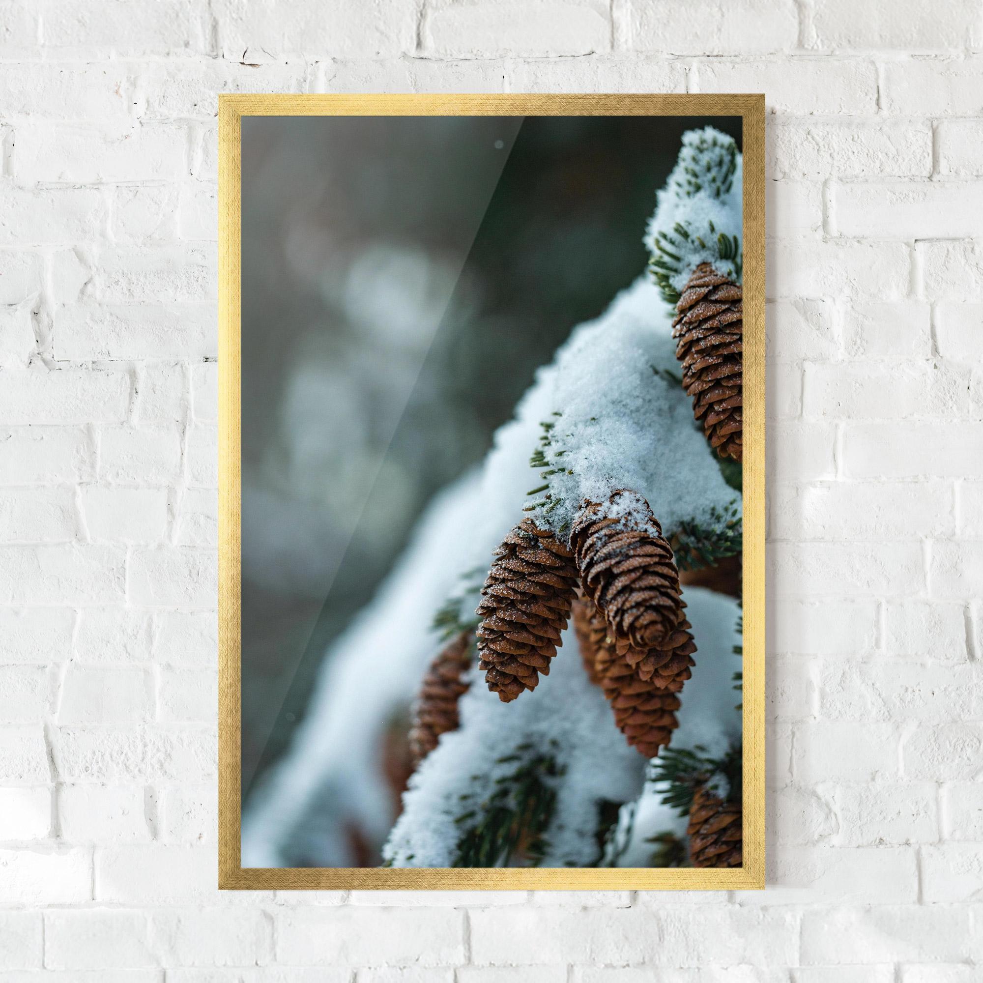 Keretezett Poszter Pretty Snow Cones mockup 0