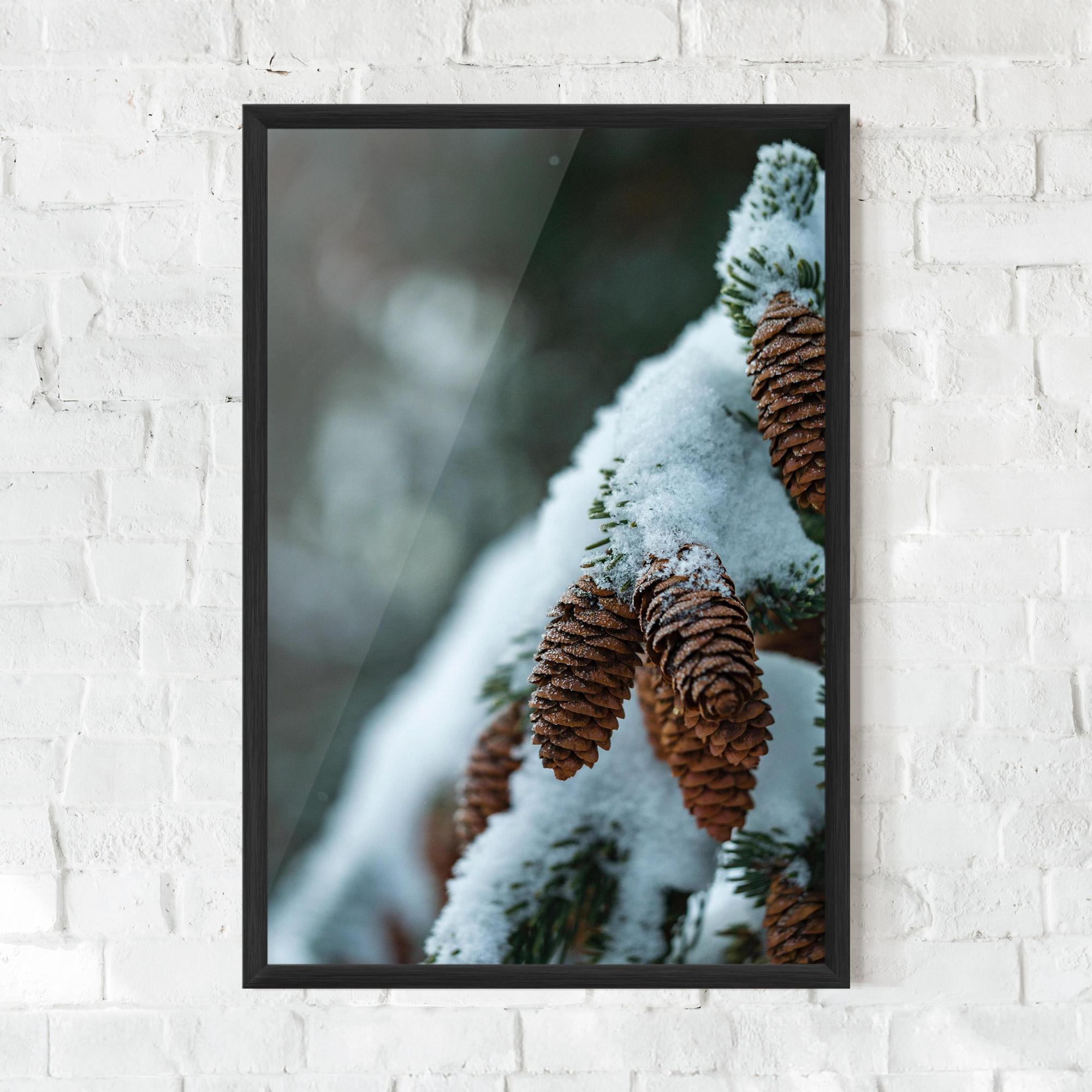 Keretezett Poszter Pretty Snow Cones mockup 0