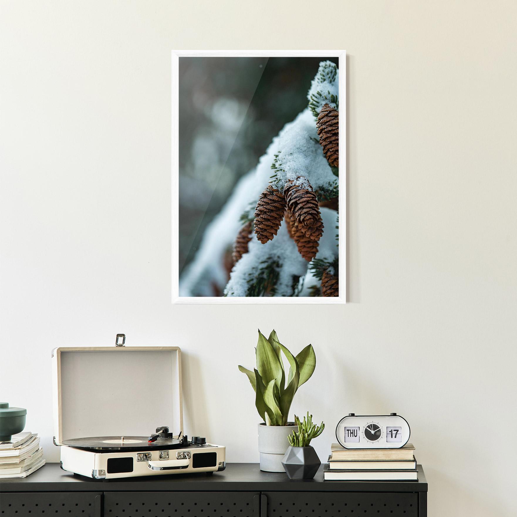 Keretezett Poszter Pretty Snow Cones mockup 2