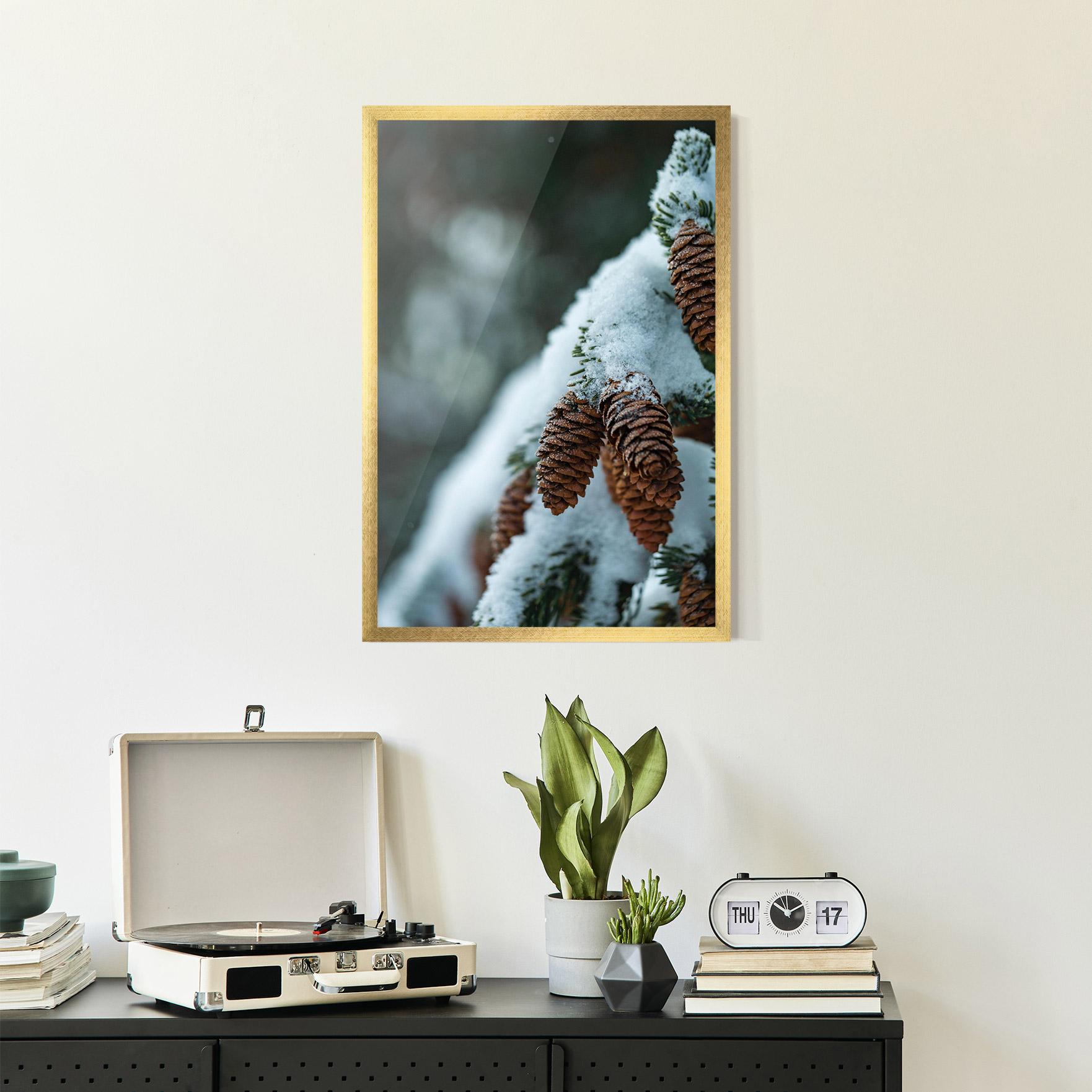 Keretezett Poszter Pretty Snow Cones mockup 2