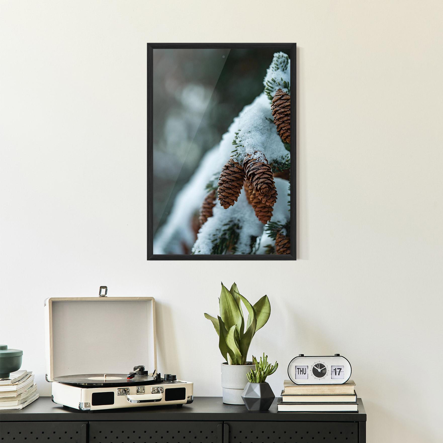 Keretezett Poszter Pretty Snow Cones mockup 2