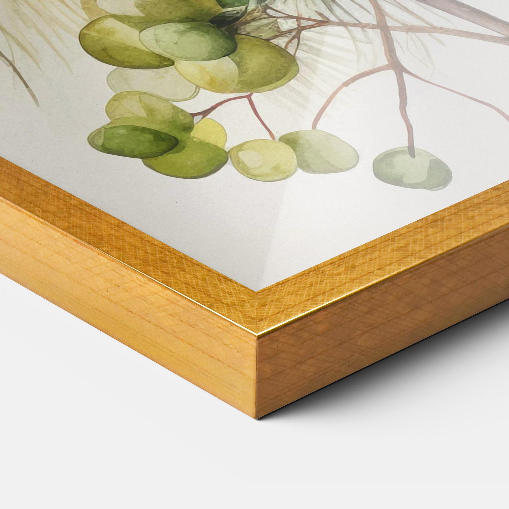 Keretezett Poszter Brown Cones mockup 3