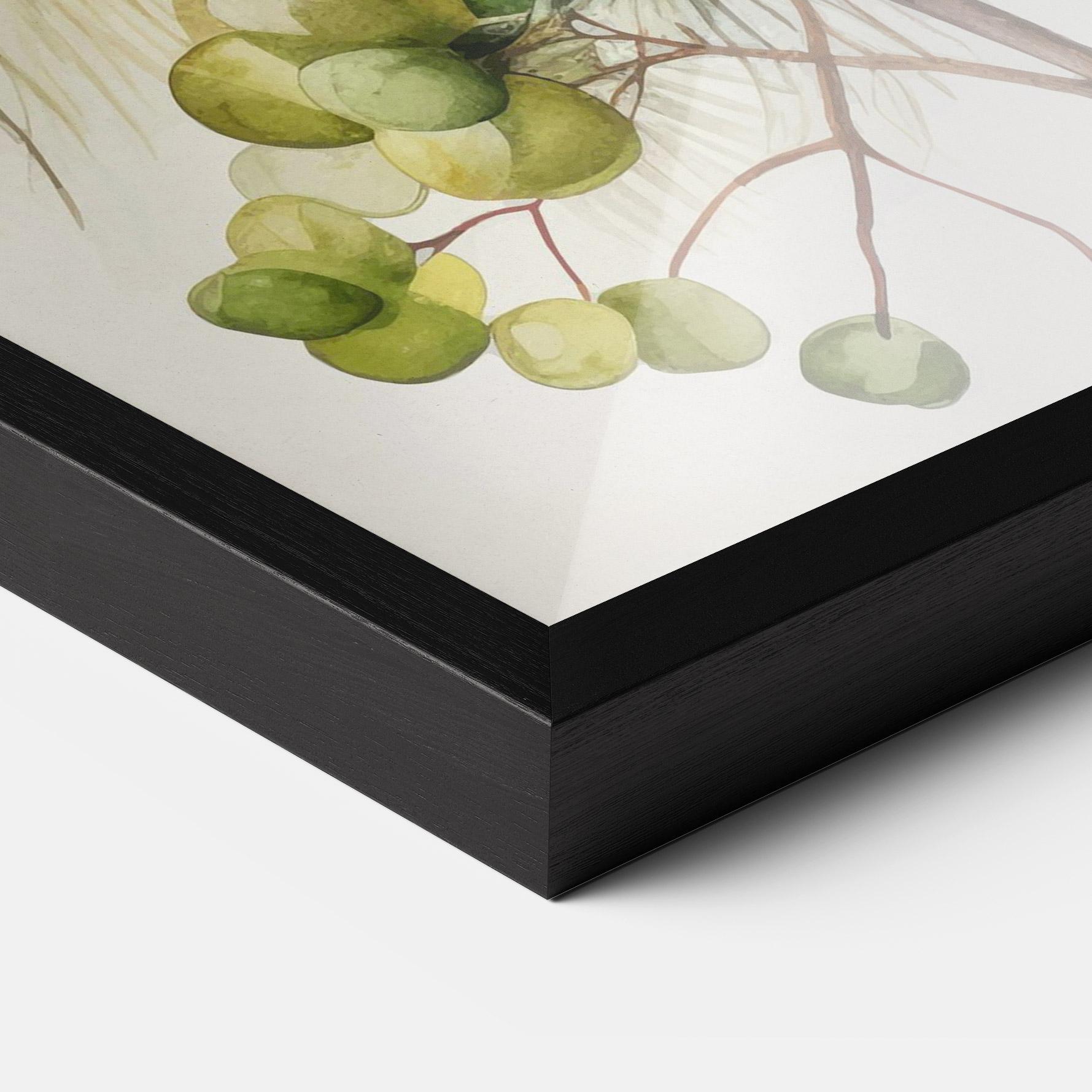 Keretezett Poszter Brown Cones mockup 3