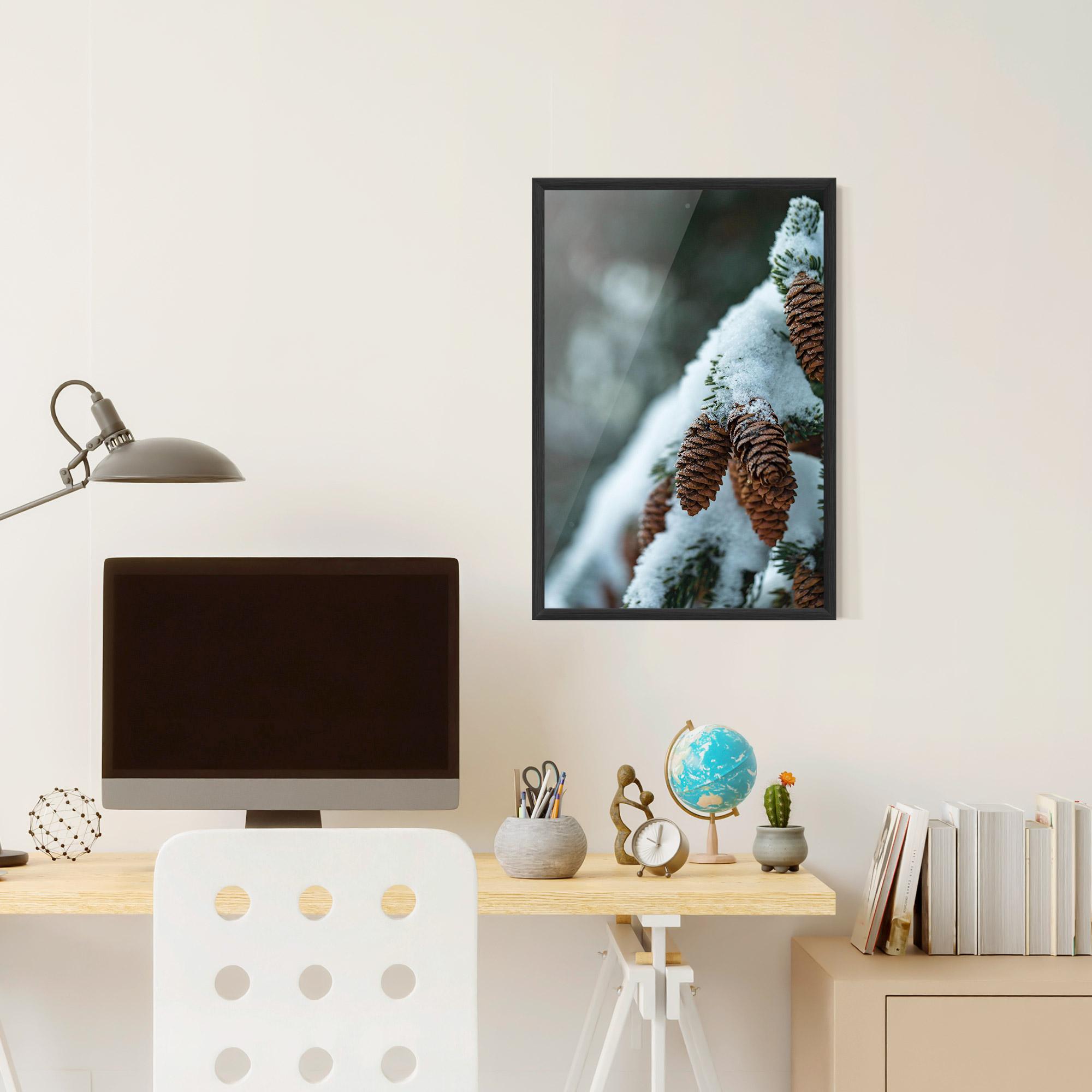 Keretezett Poszter Pretty Snow Cones mockup 6