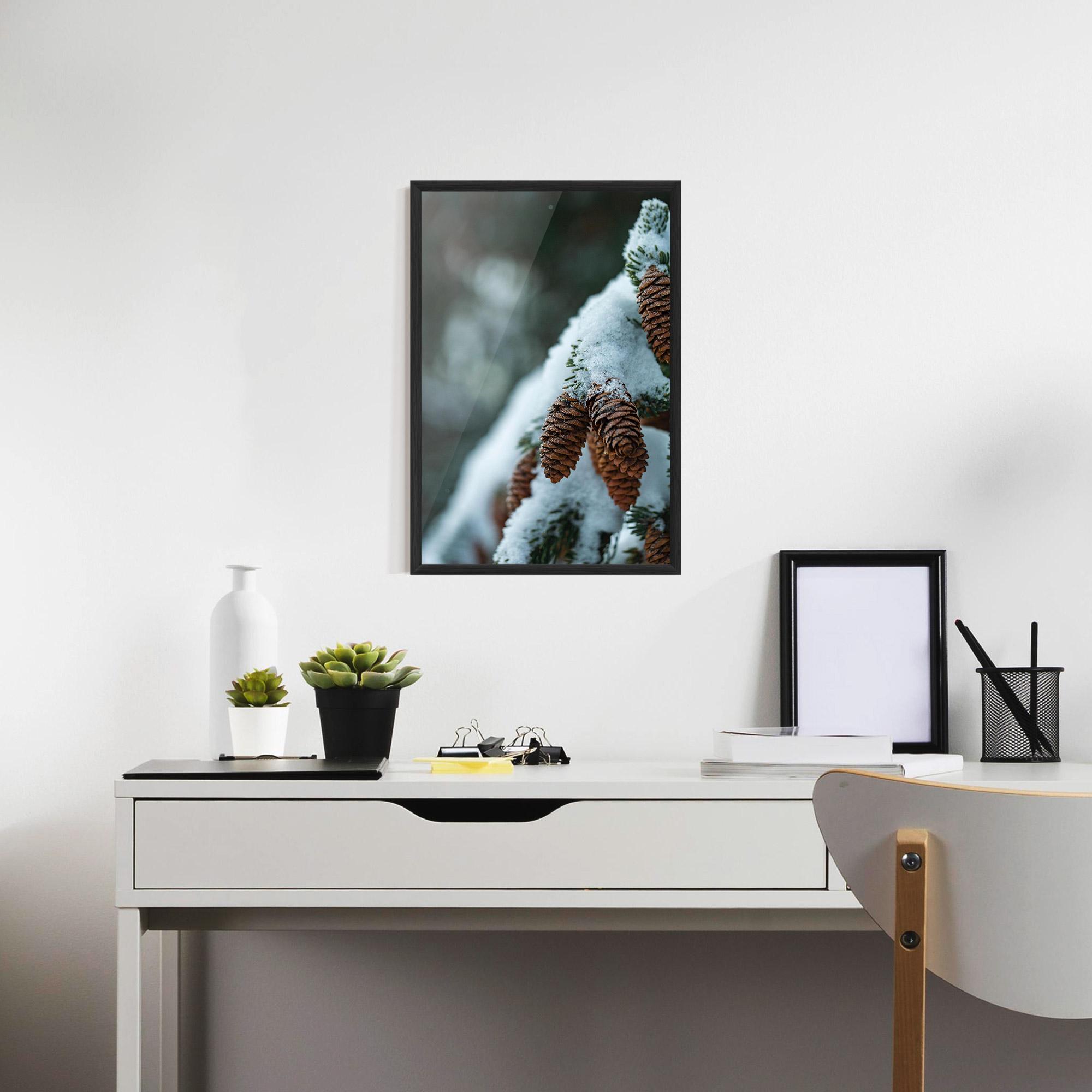 Keretezett Poszter Pretty Snow Cones mockup 7