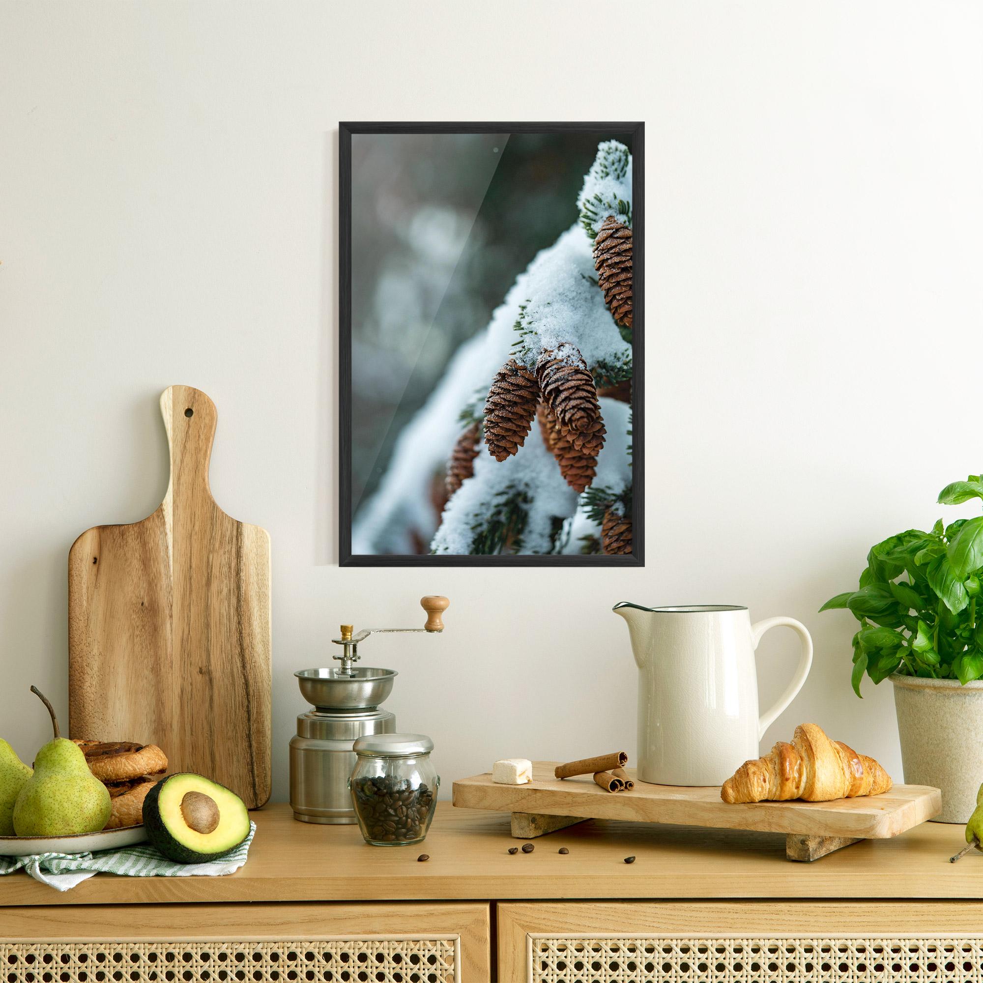 Keretezett Poszter Pretty Snow Cones mockup 8