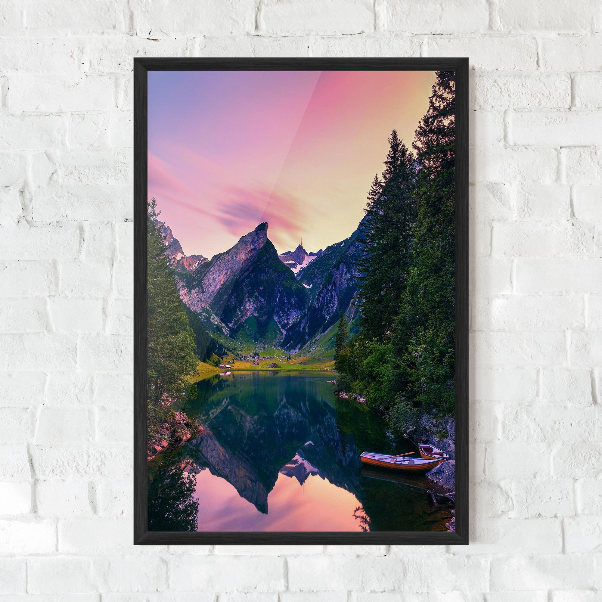 Purple Sunset Lake mockup 0
