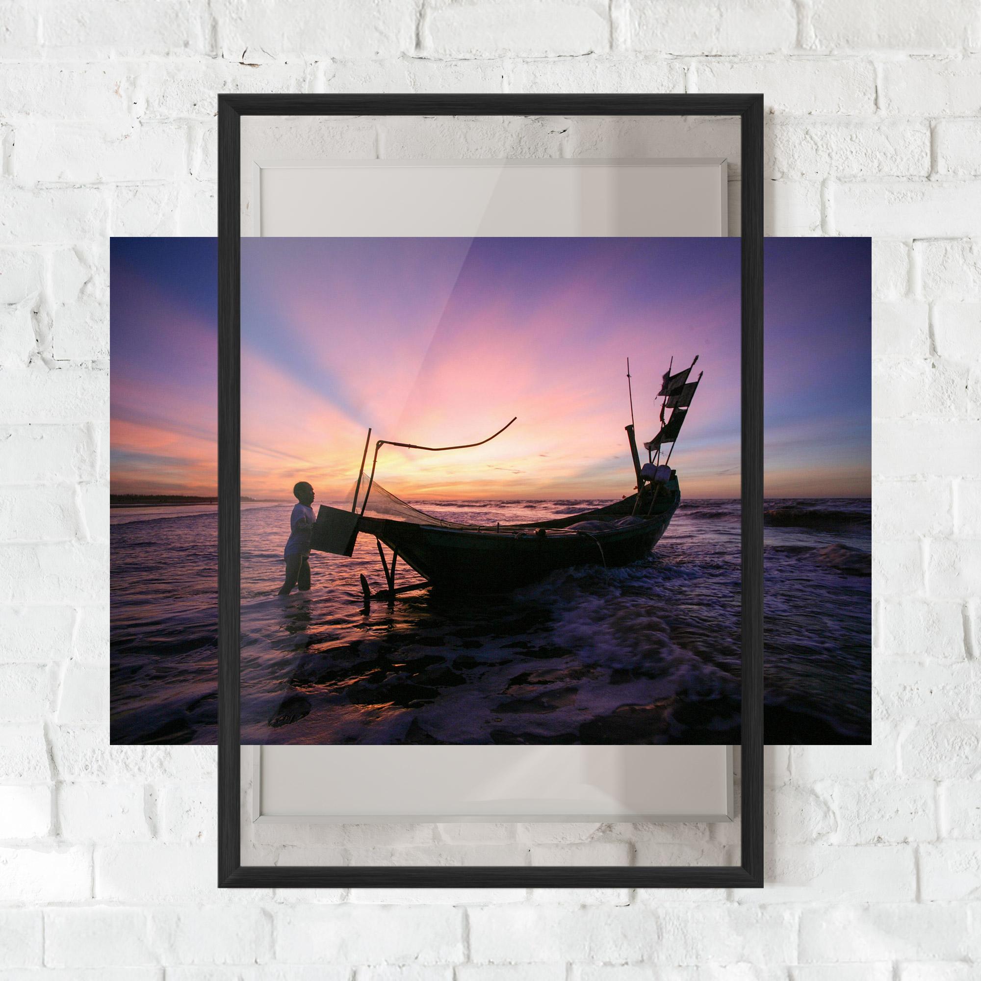 Keretezett Poszter Sailor At Dawn mockup 0