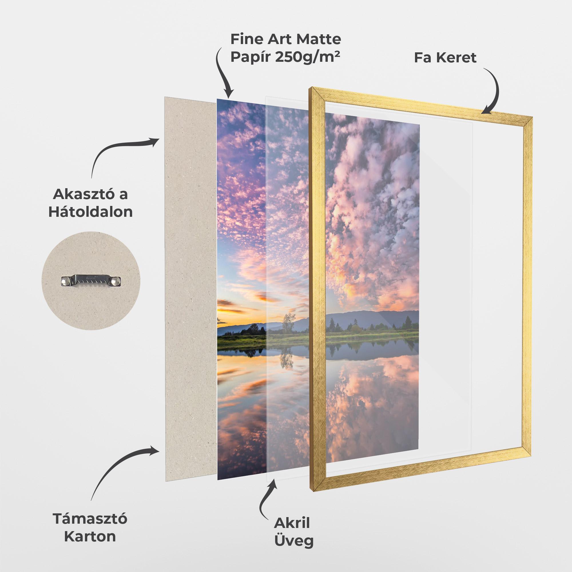 Keretezett Poszter Beautiful Sky mockup 1