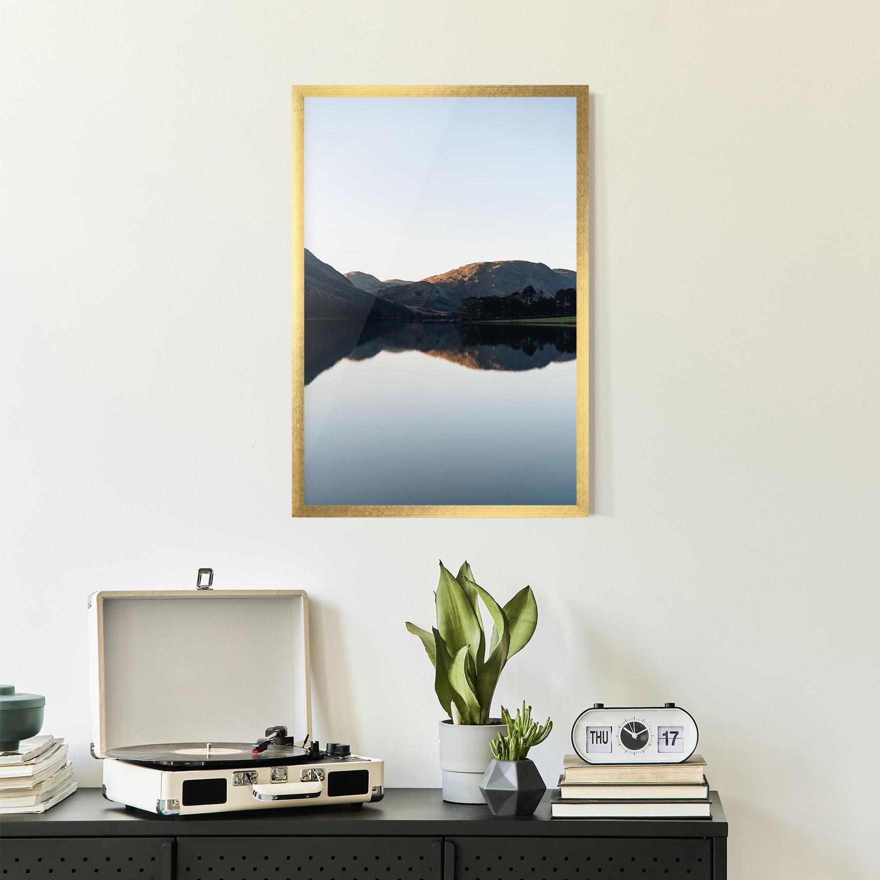 Keretezett Poszter Nice Lake mockup 2