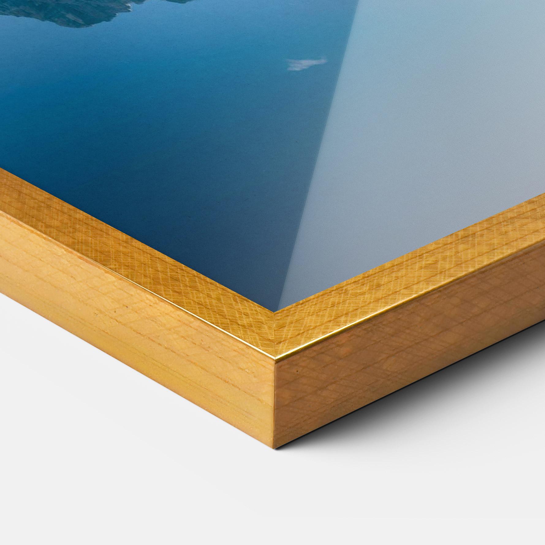 Keretezett Poszter Blue Mountain Lake mockup 3