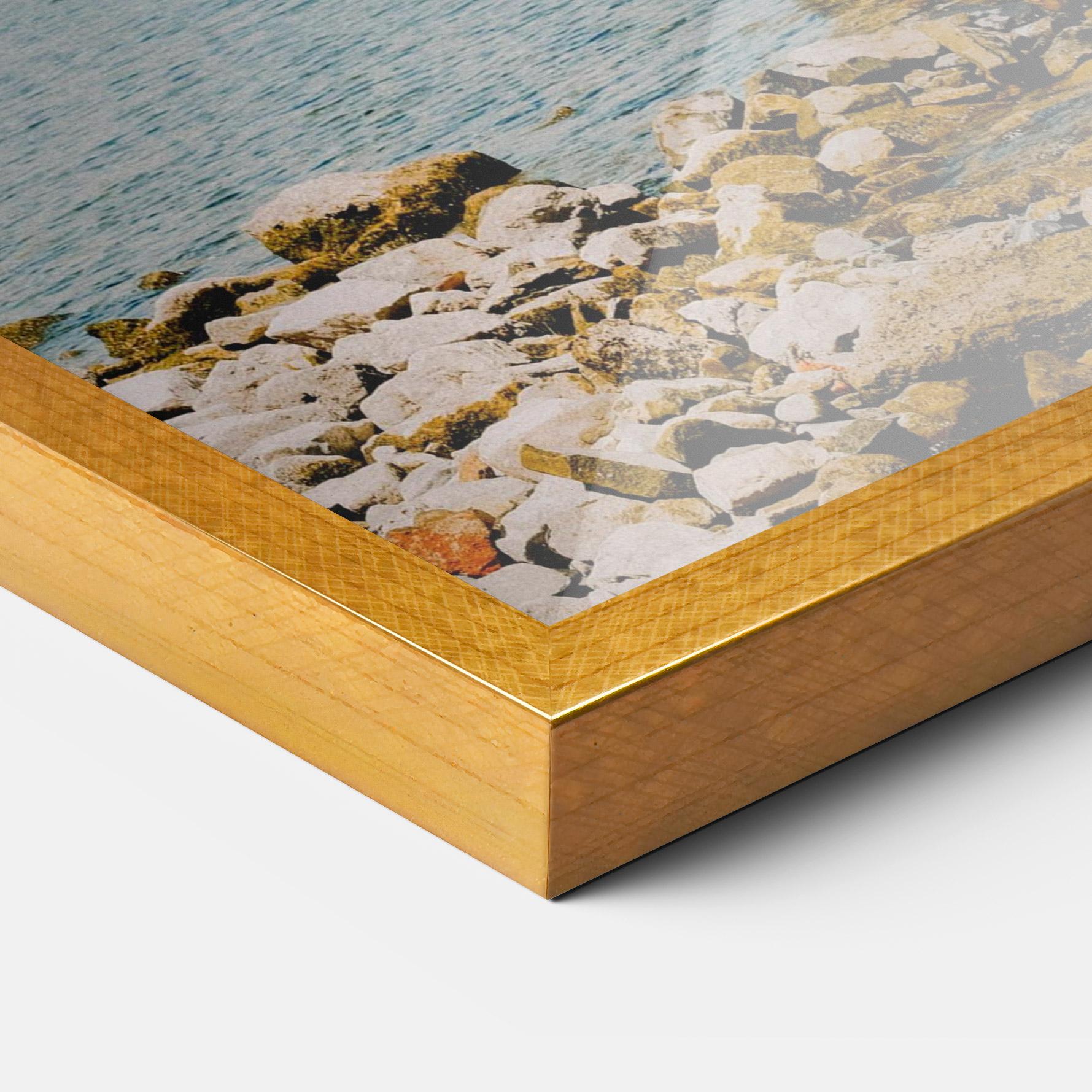 Keretezett Poszter Boat On The Lake mockup 3