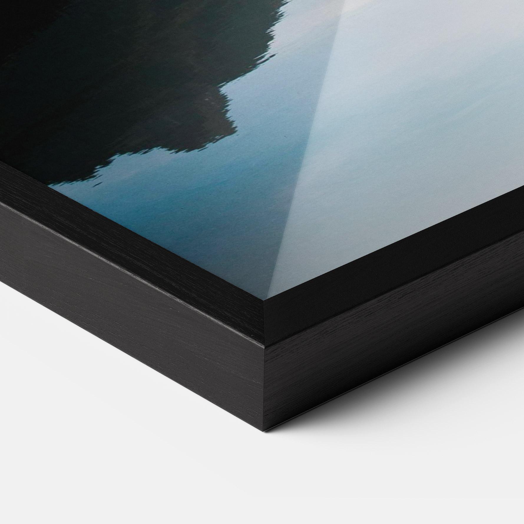 Keretezett Poszter Foggy Blue Light mockup 3