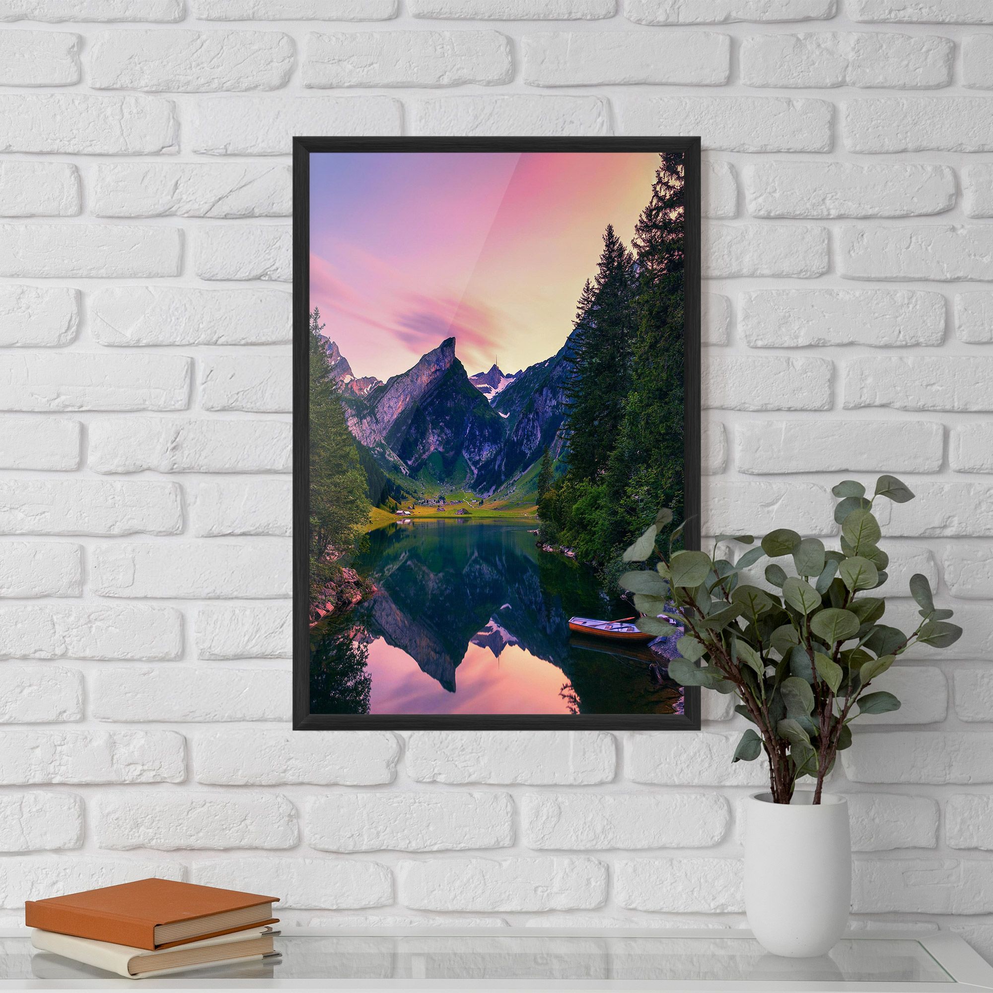 Purple Sunset Lake mockup 5