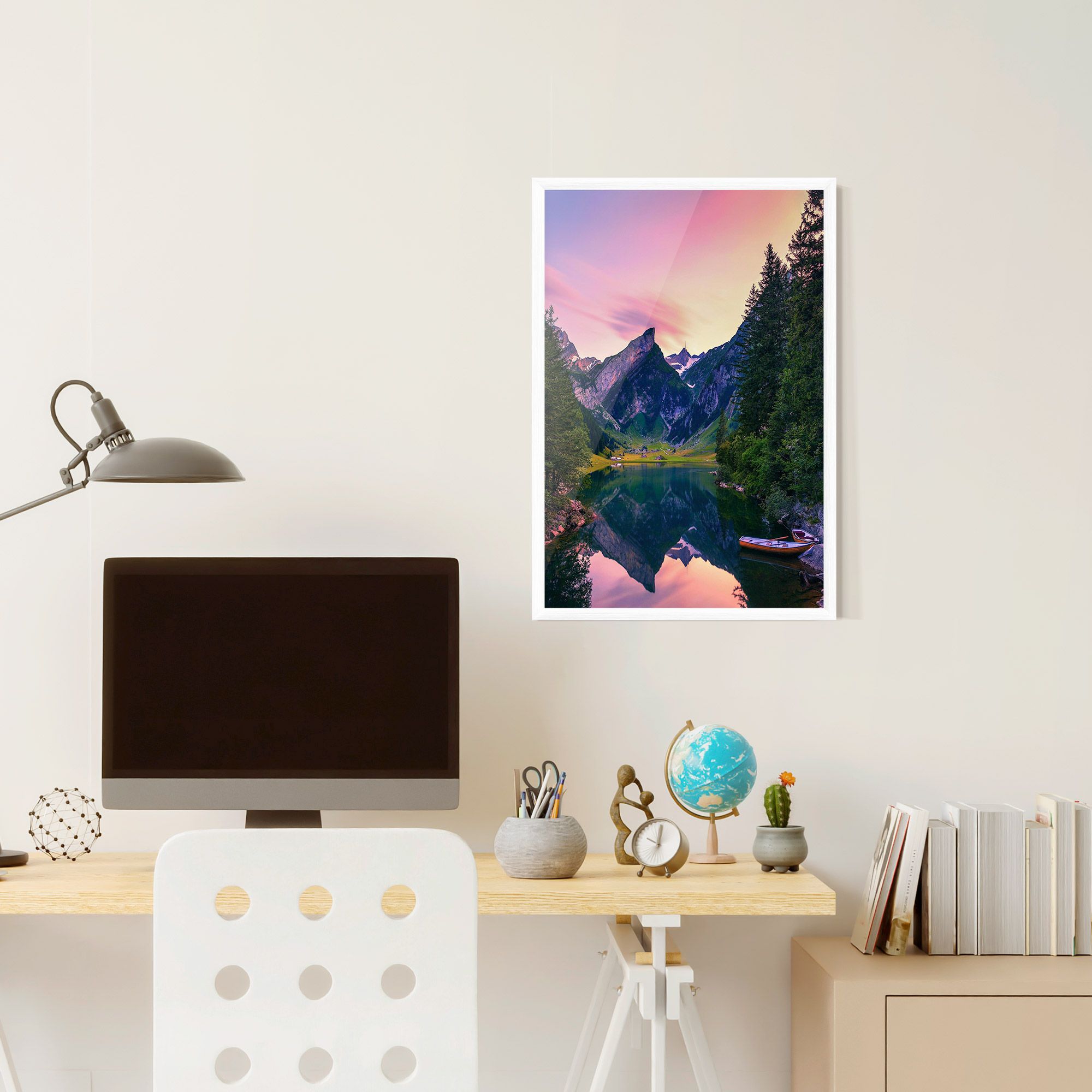 Purple Sunset Lake mockup 6