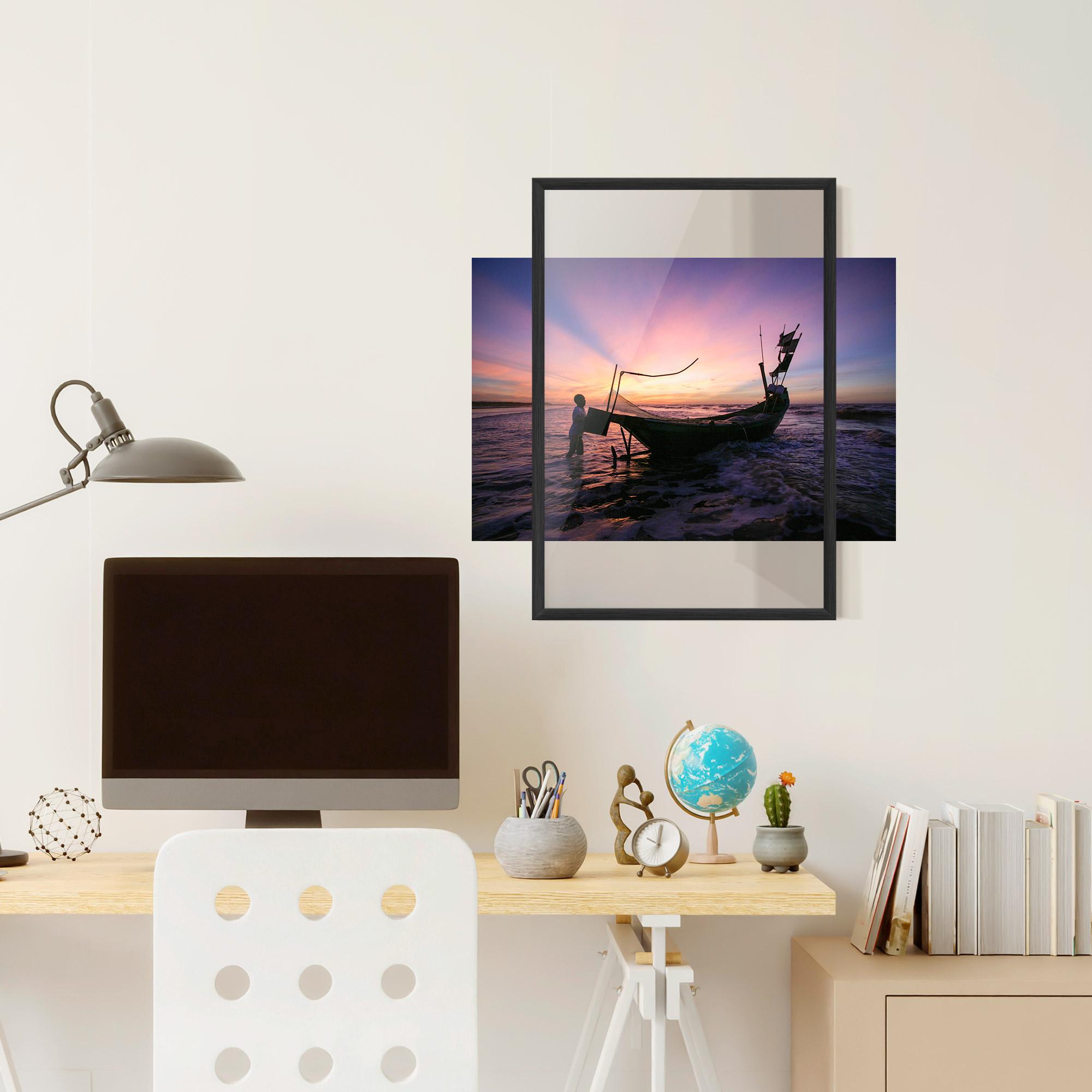 Keretezett Poszter Sailor At Dawn mockup 6